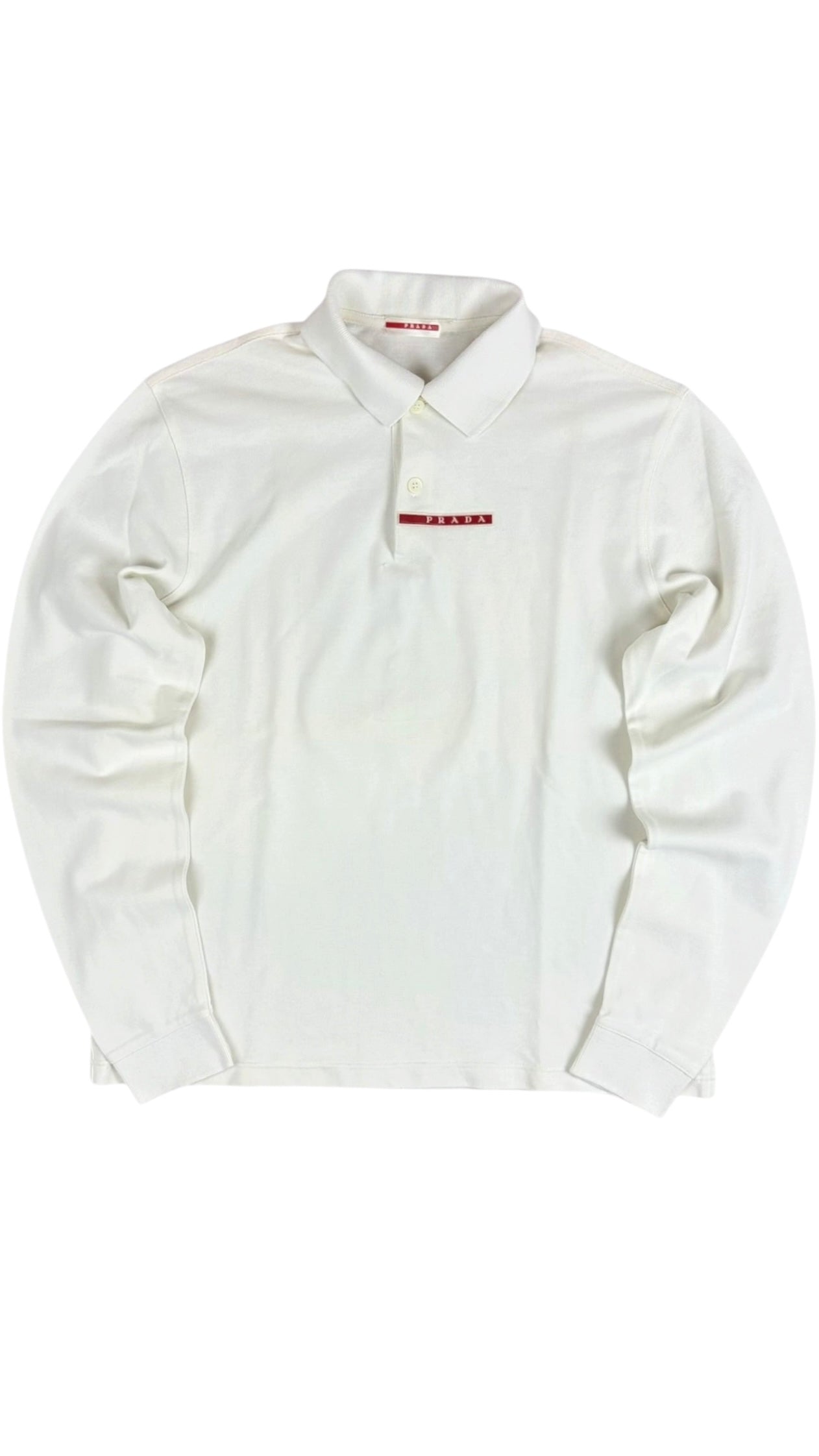 Polo Prada blanc taille S - Vue de face