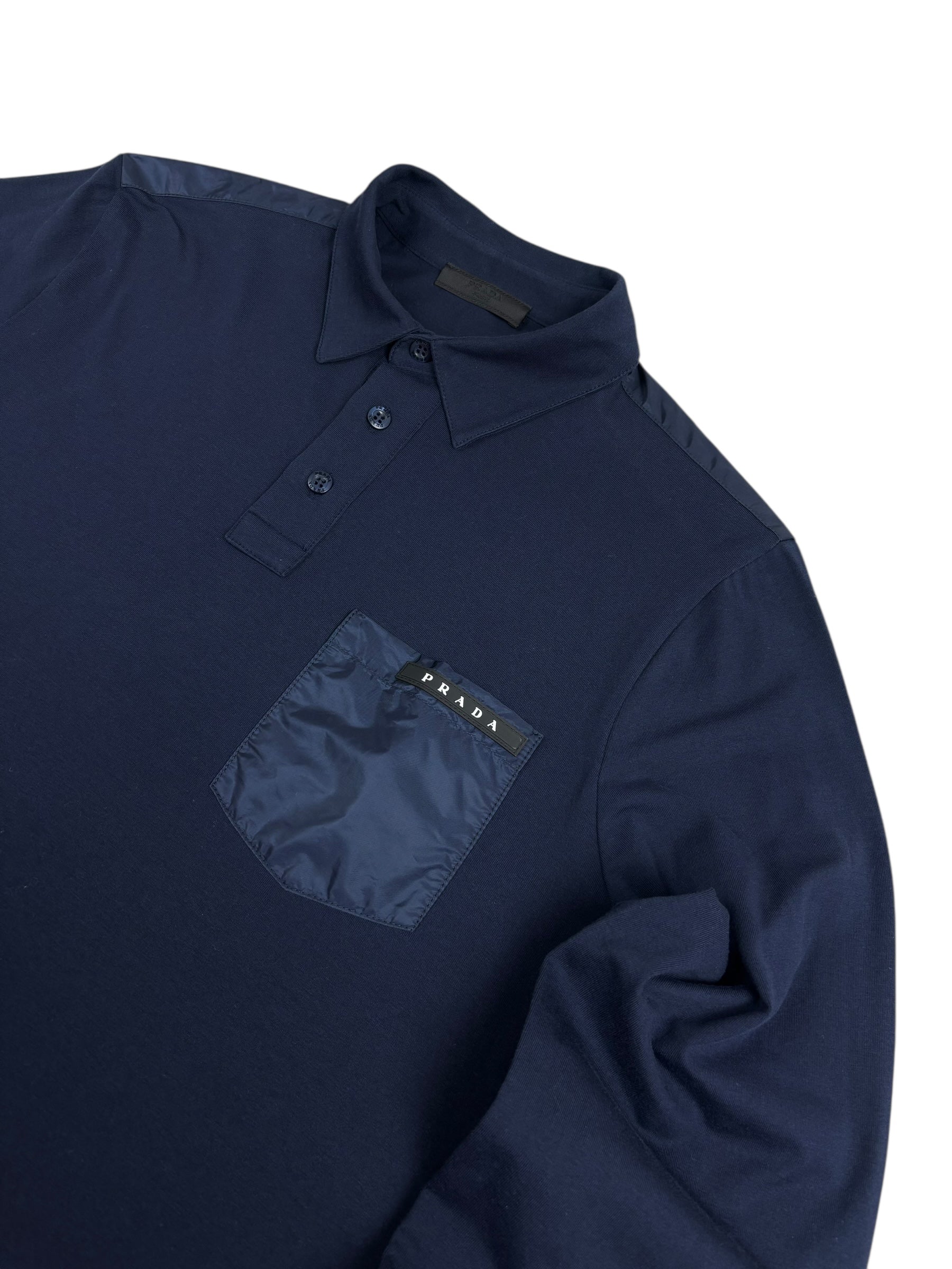 Polo Prada marine taille M - Vue de dos