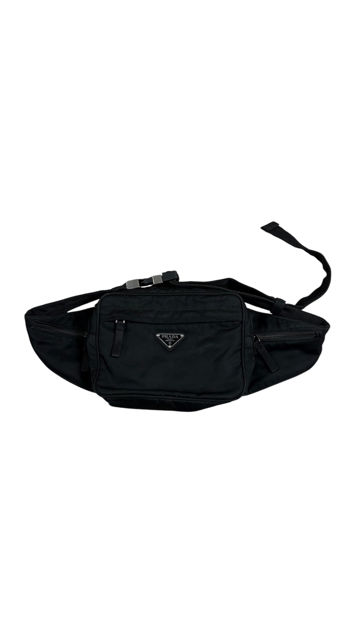 Sacoche Banane Prada Tessuto noir, seconde main authentifiée NB08 — vue 1