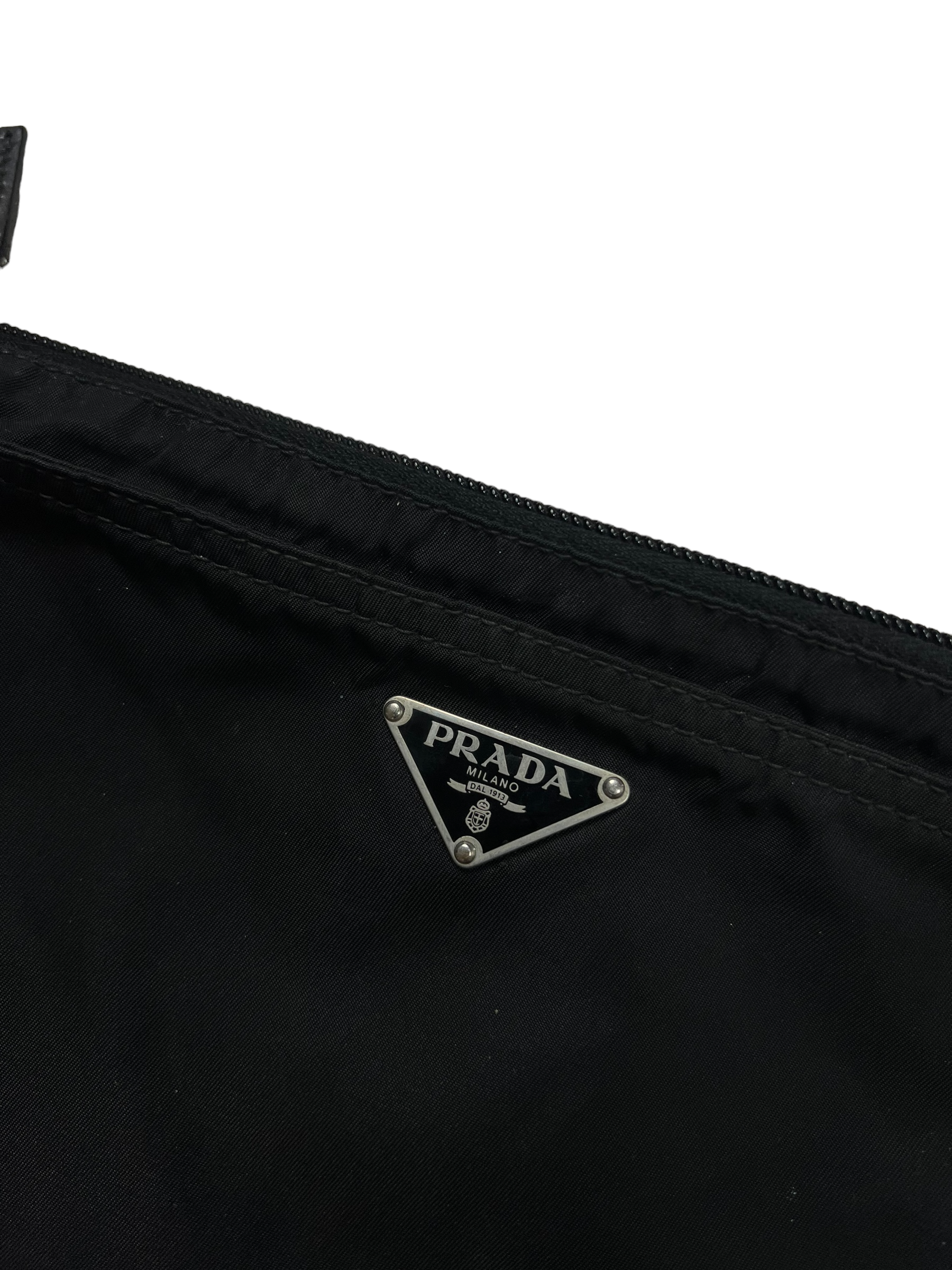 Sacoche Prada noir taille UNI - Vue de dos