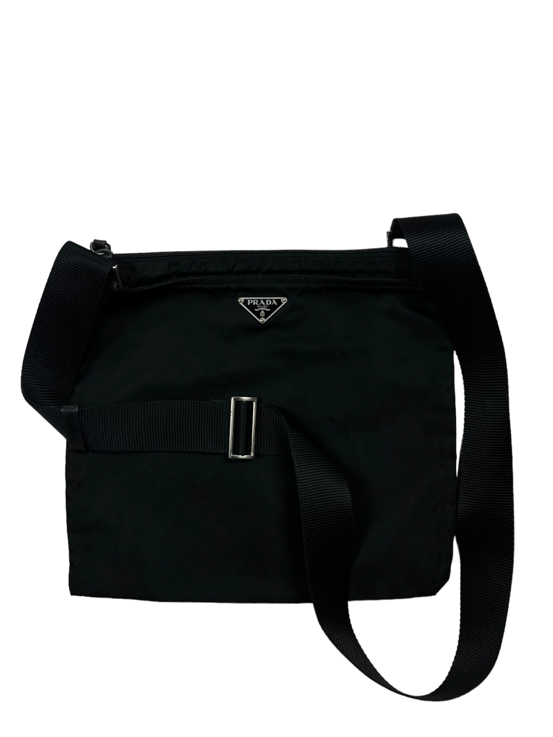 Sacoche Prada noir taille UNI - Vue de face