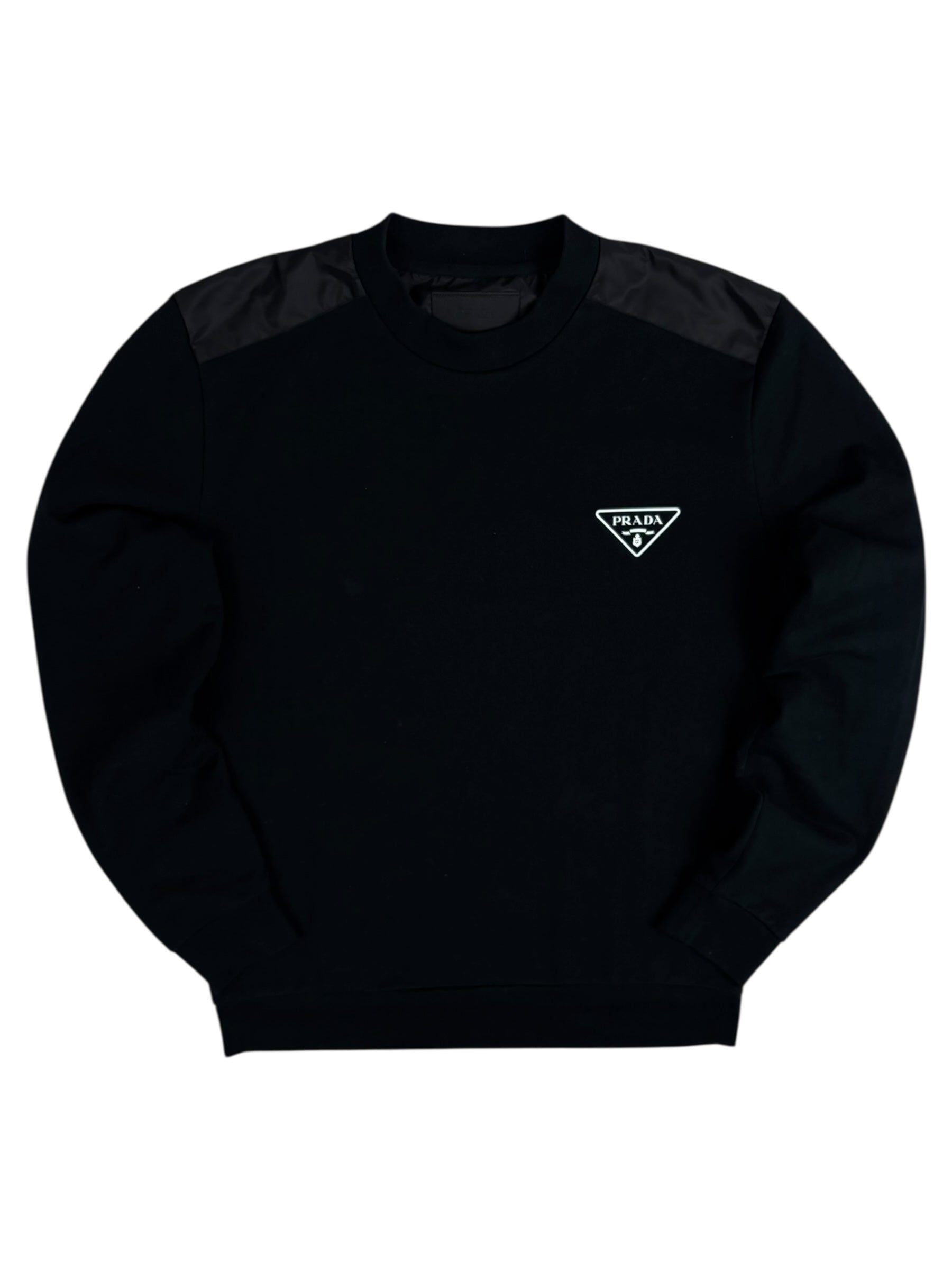 Sweat Prada noir taille XL - Vue de face
