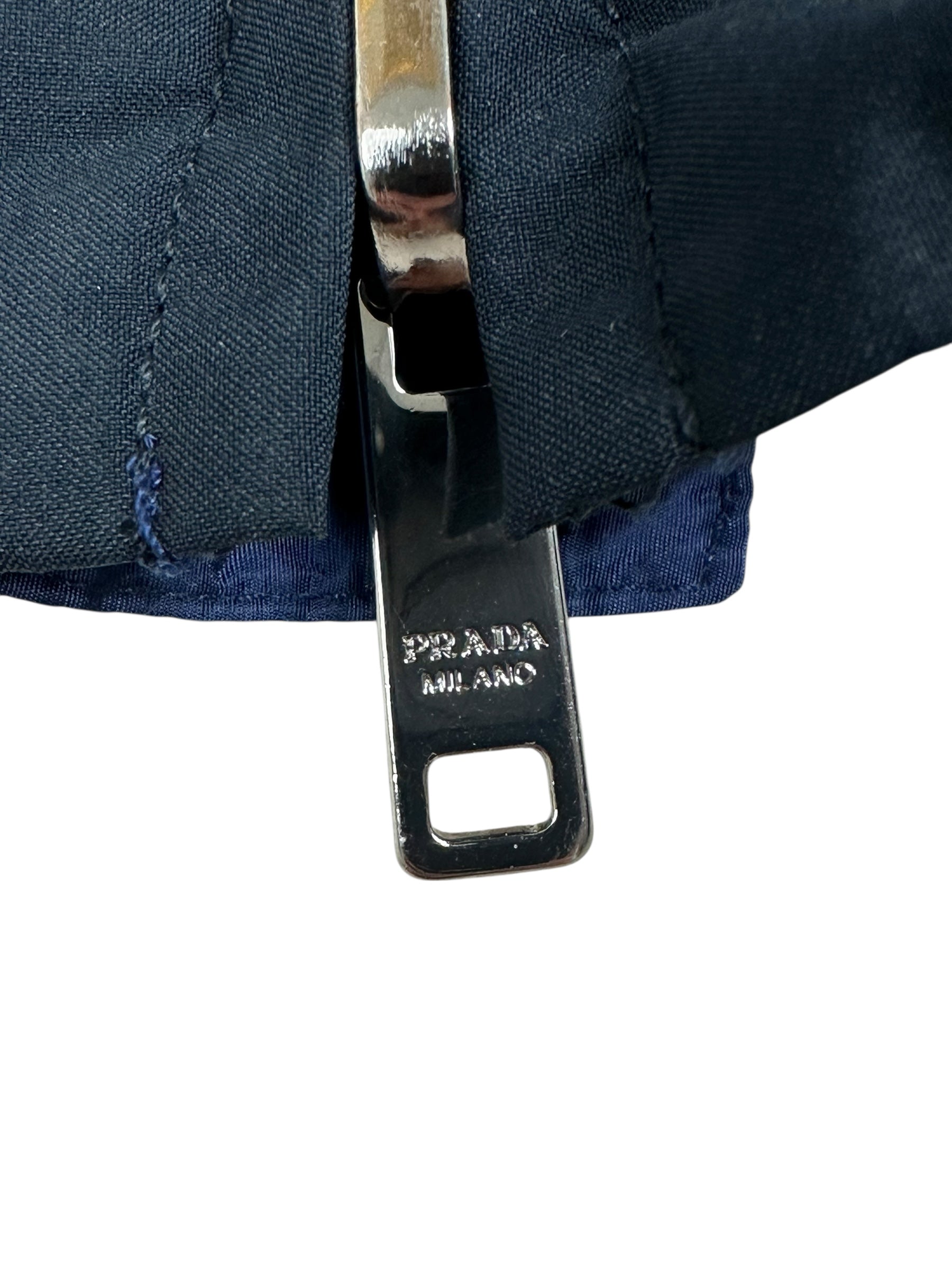 Veste Prada bleu / marine taille 48 - Vue côté