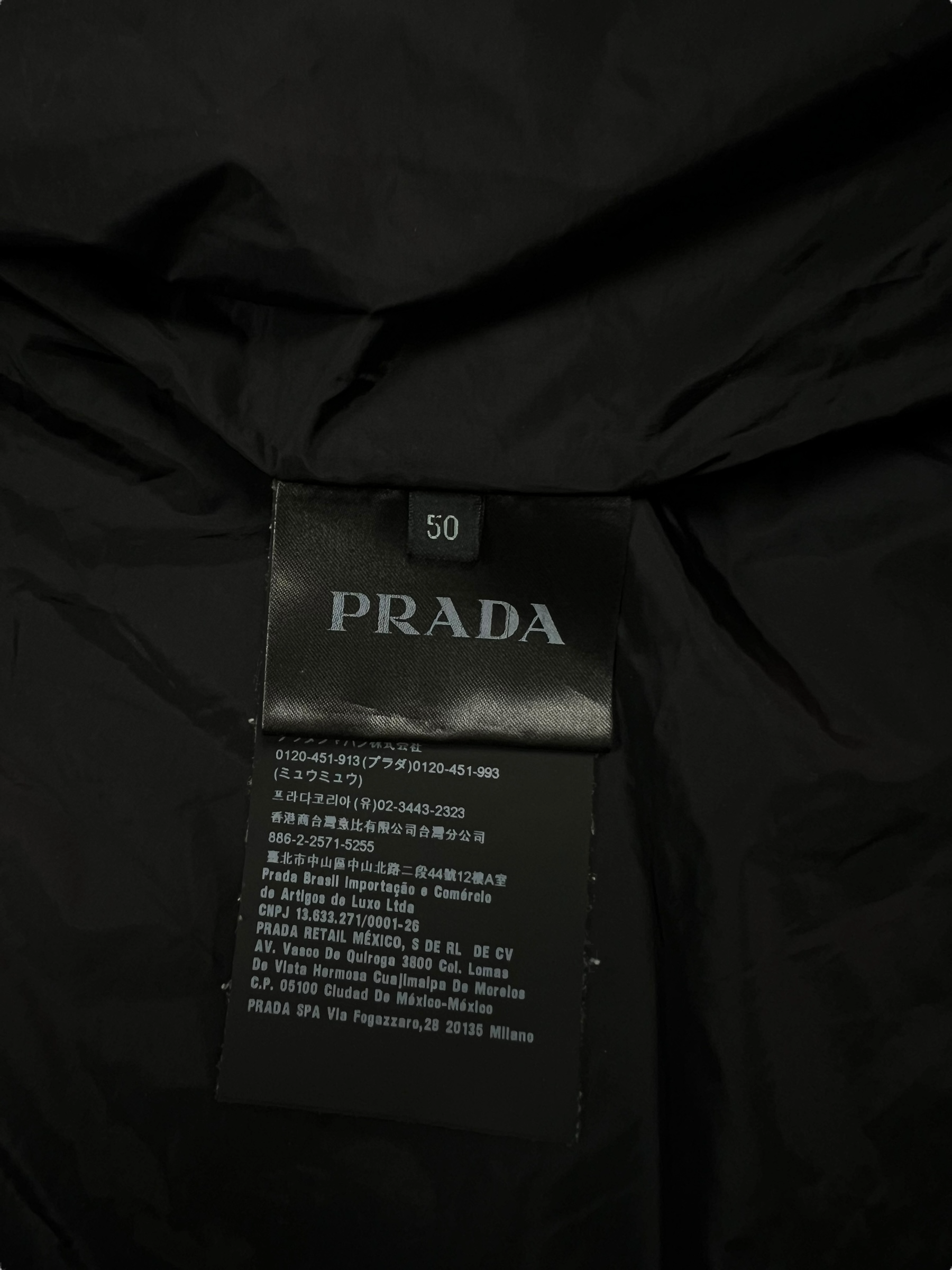 Veste Prada bleu taille L - Vue 8