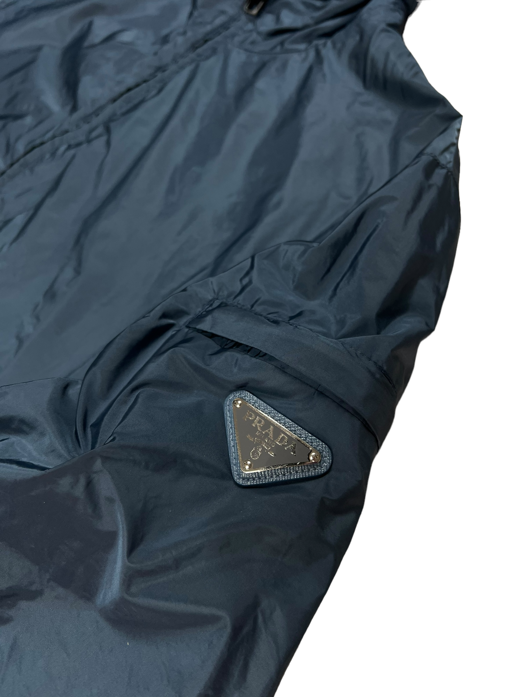 Veste Prada bleu taille L - Vue de dos