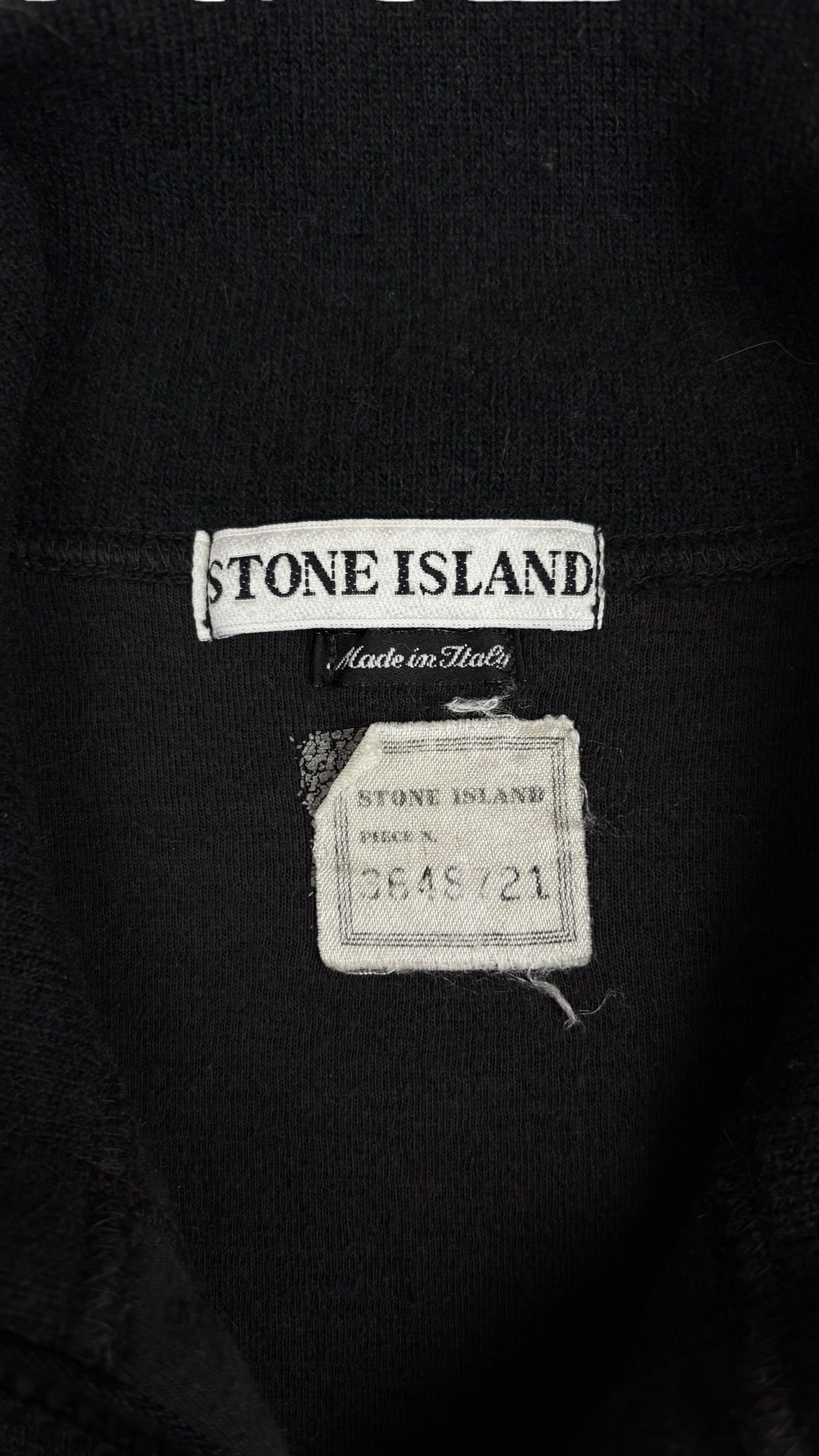 Pull Carzip Stone Island Vintage gris taille L - vue 3/4