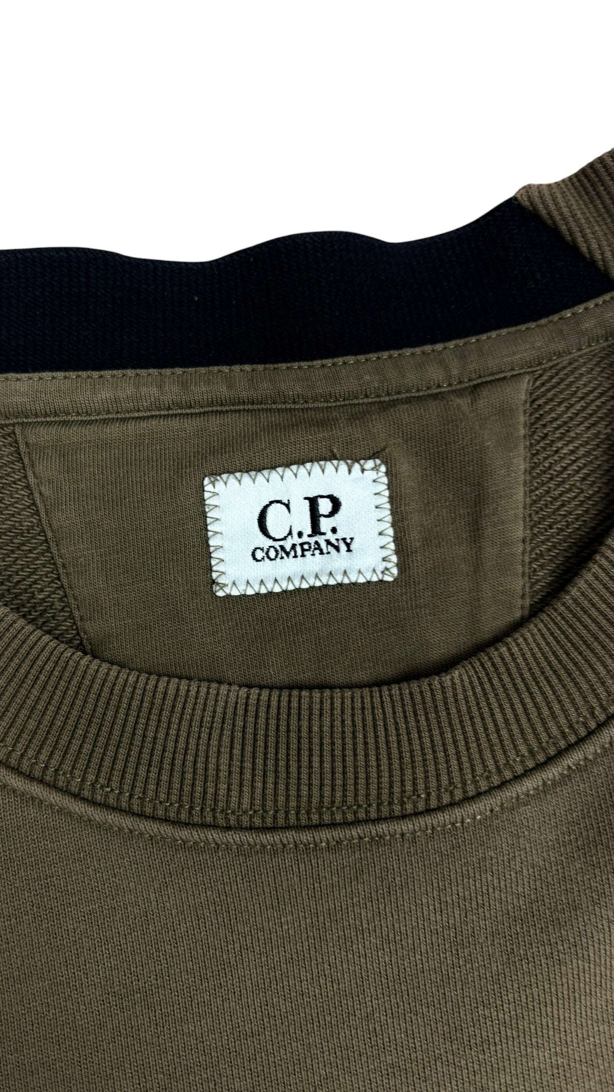 Pull Crewneck C.P Company kaki taille XL - vue 3/5