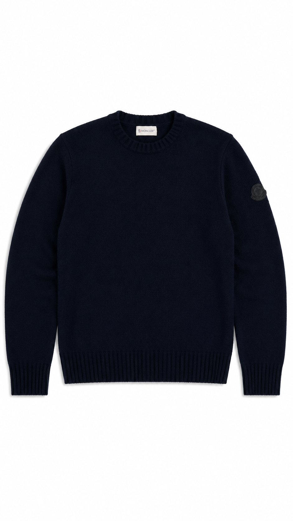 Pull Moncler marine taille L - vue 1/4