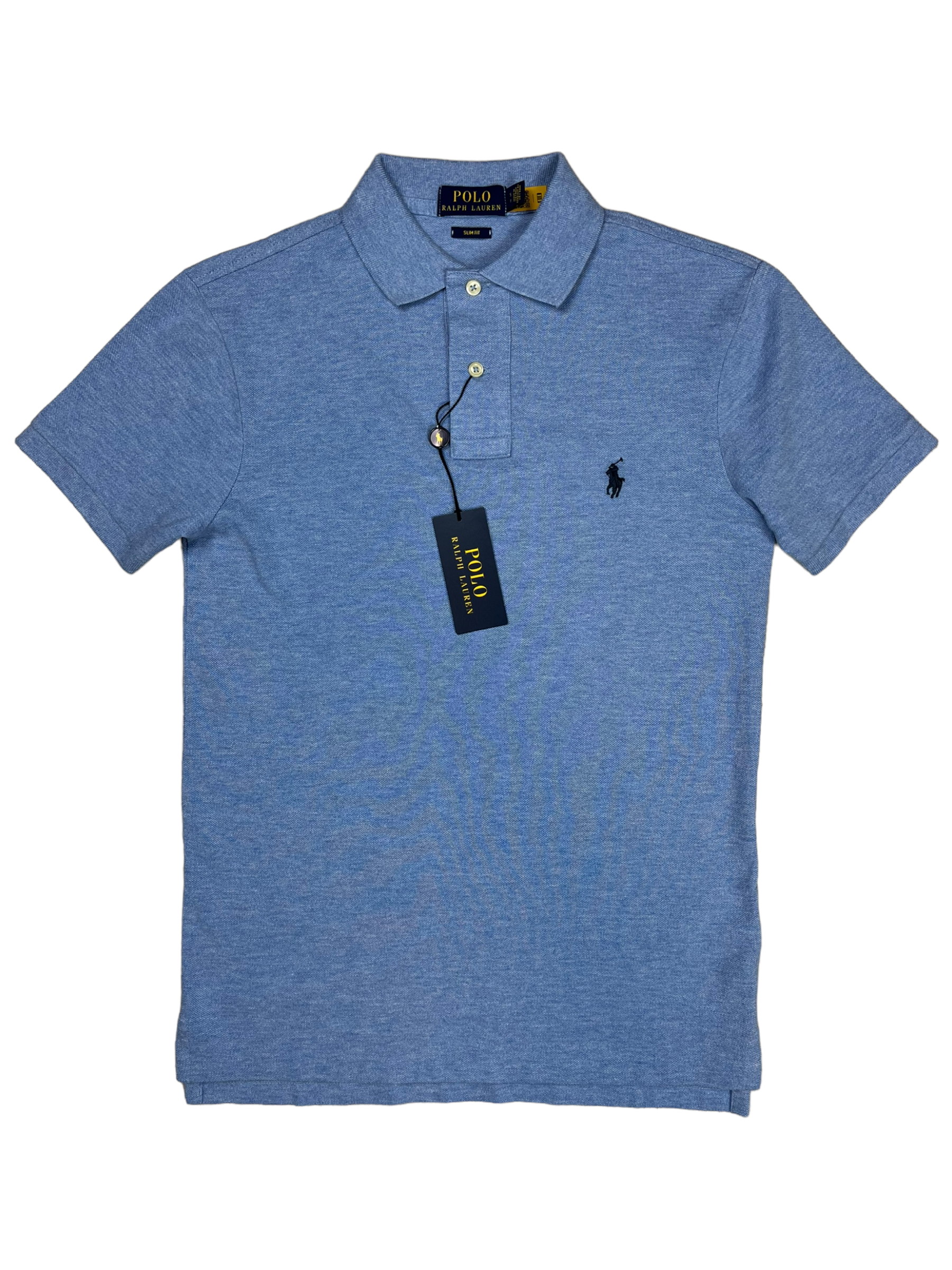 Polo Ralph Lauren bleu taille S - Vue de face