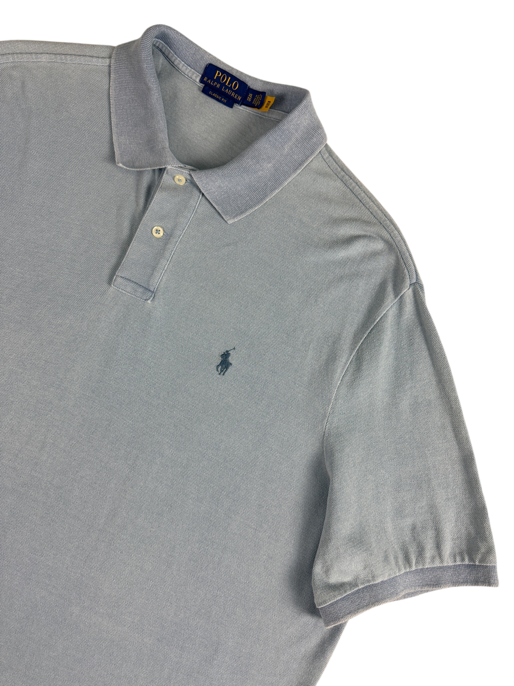 Polo Ralph Lauren bleu taille Xl - Vue de dos