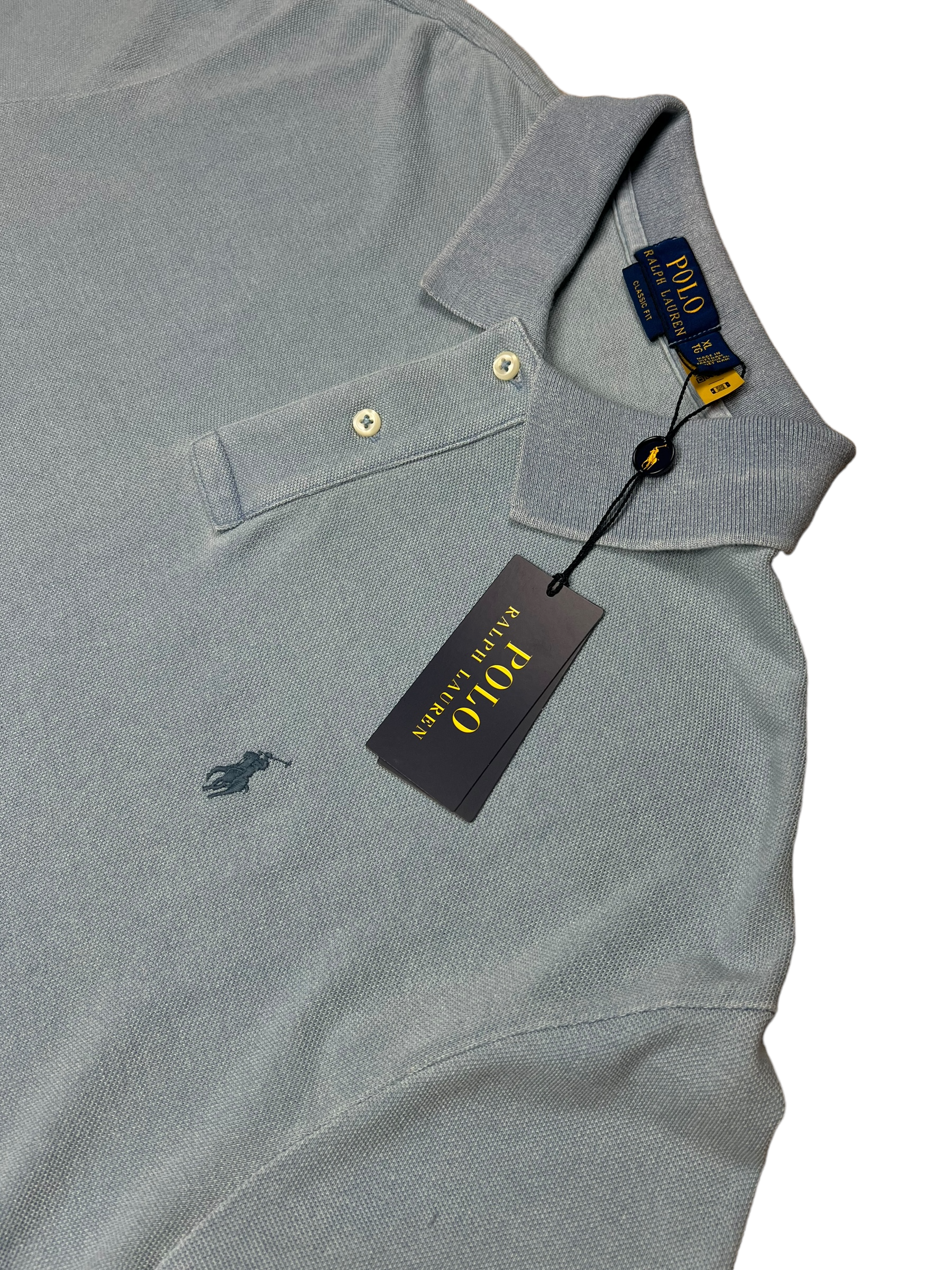 Polo Ralph Lauren bleu taille XL - Vue de dos