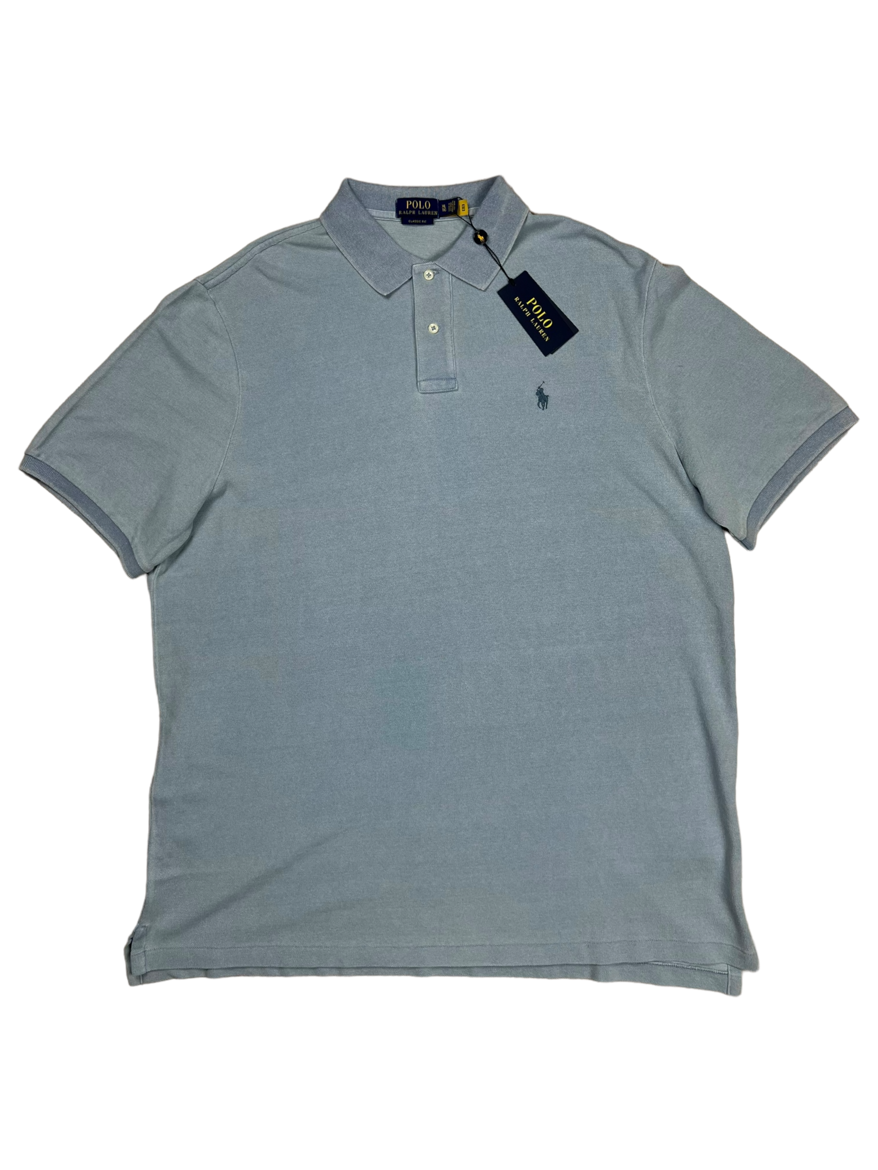 Polo Ralph Lauren bleu taille XL - Vue de face