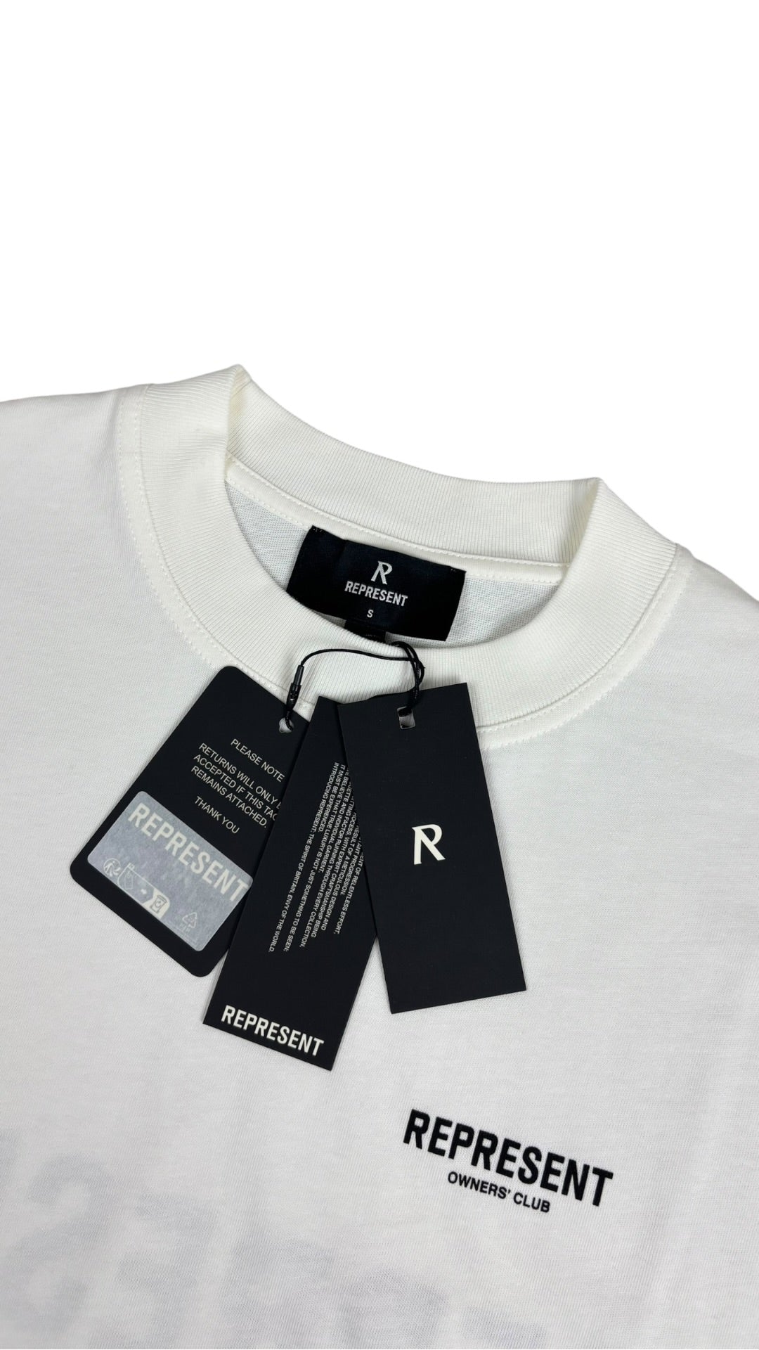 T-shirt Represent blanc neuf collection 2026 - vue 3/6