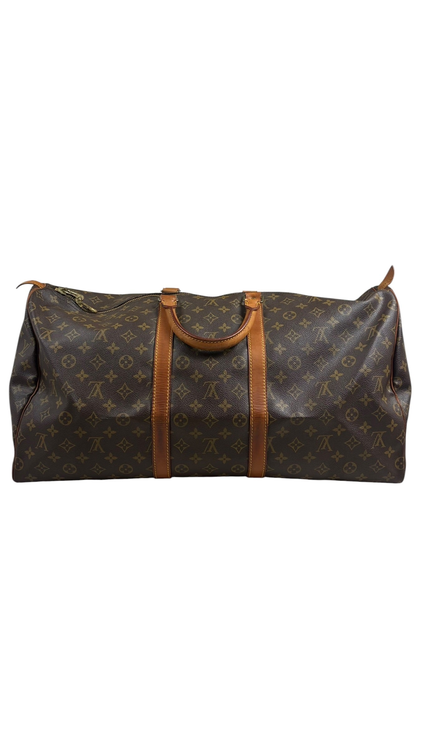 Sac Louis Vuitton Keepall 55 Toile Monogram marron - vue 2/9