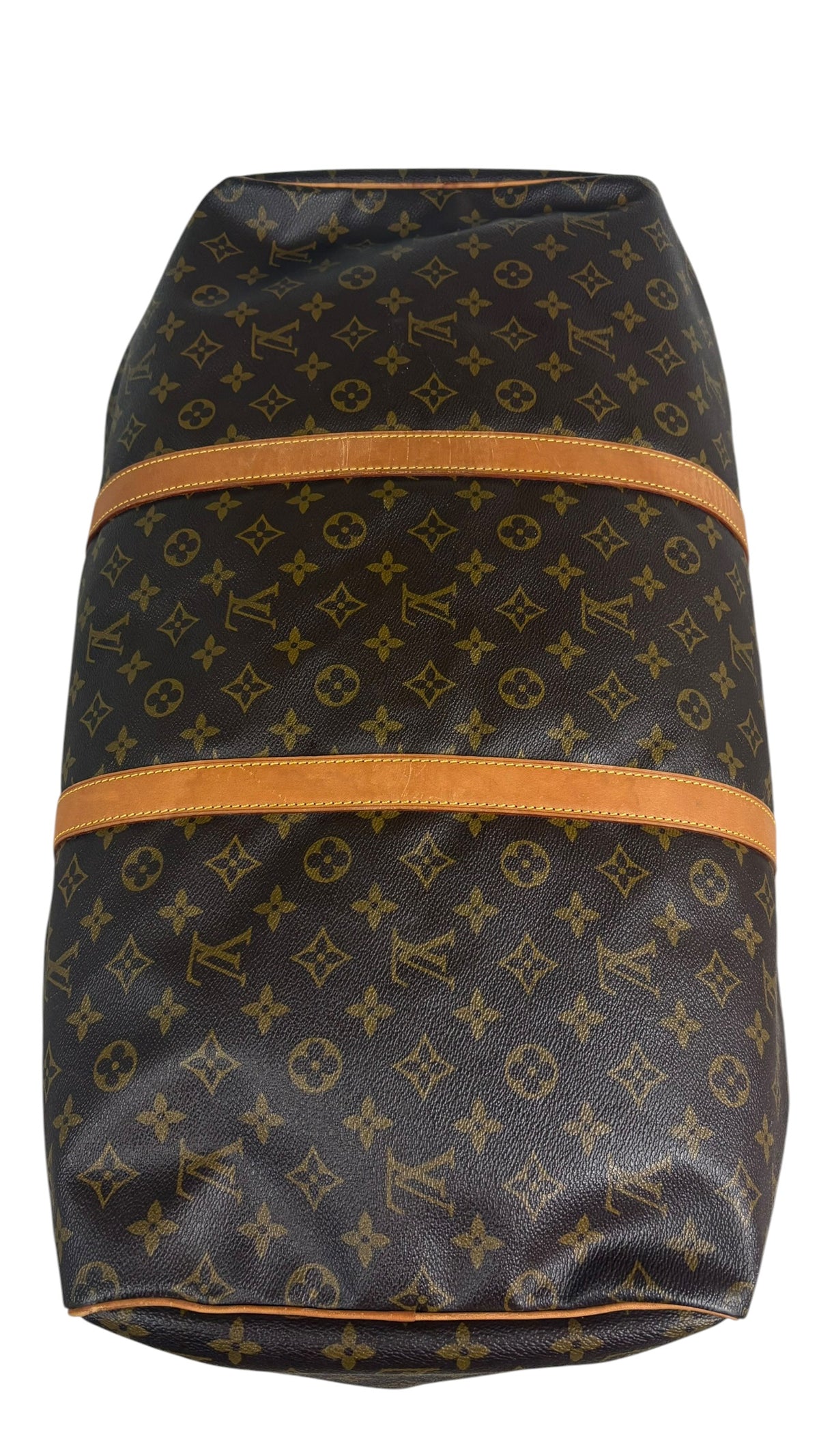 Sac Louis Vuitton Keepall 55 Toile Monogram marron - vue 5/9