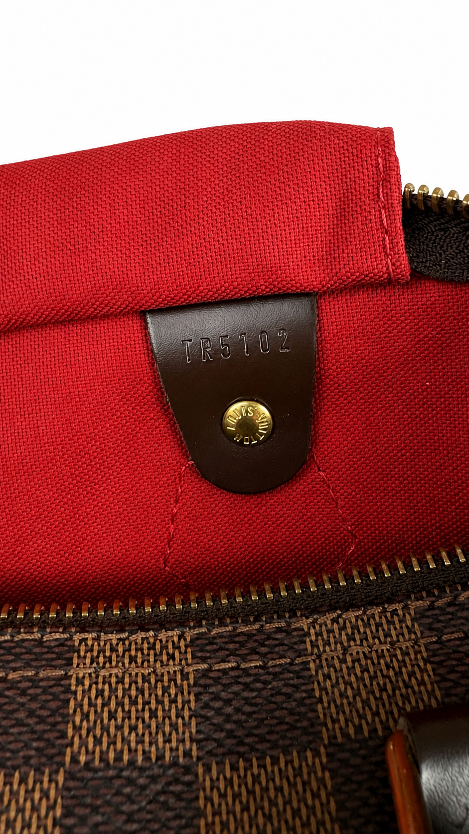 Sac à main Louis Vuitton Speedy 30 Toile Damier Ébène - vue 6/8