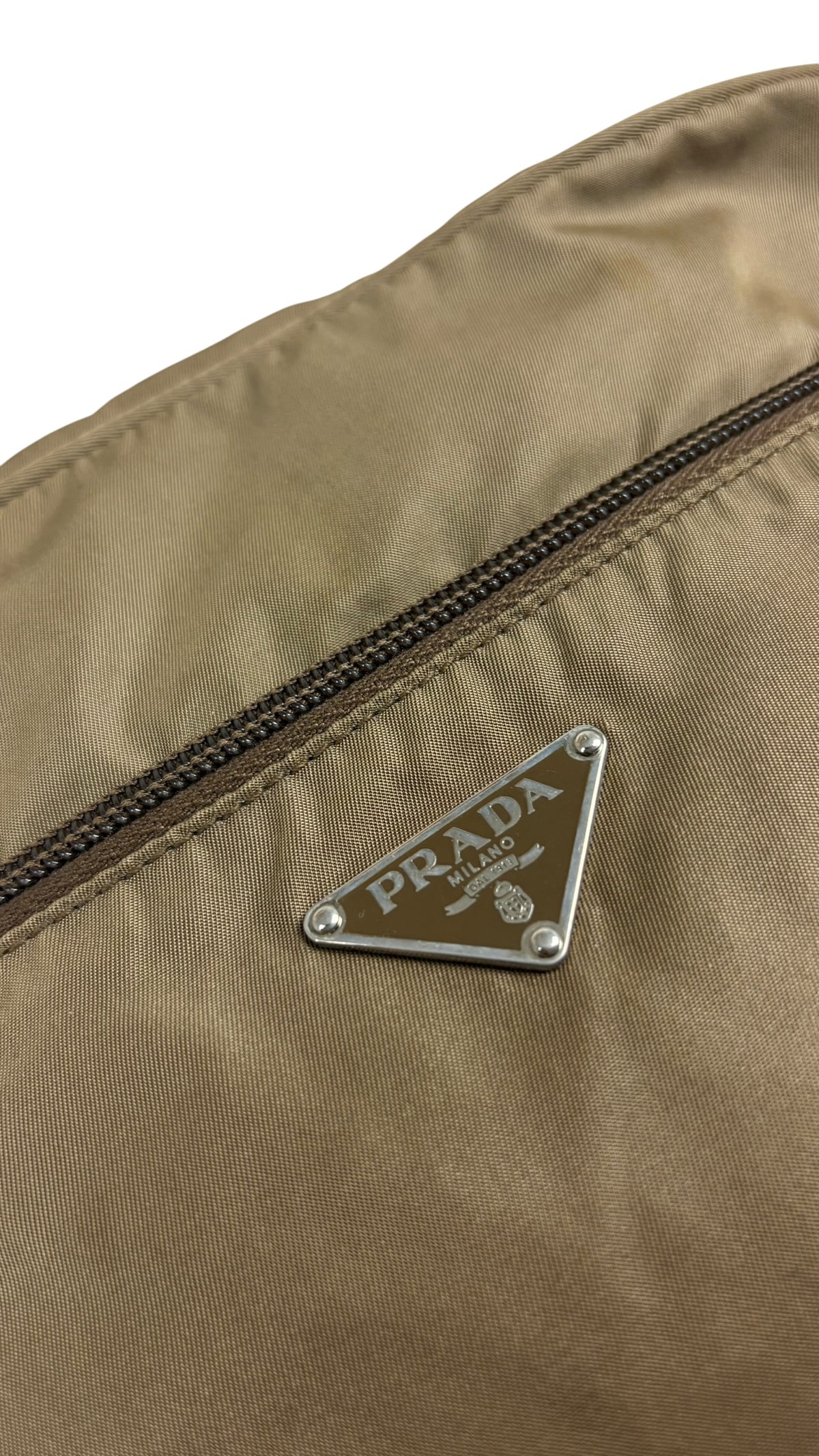 Sacoche Prada kaki taille UNI - vue 3/5