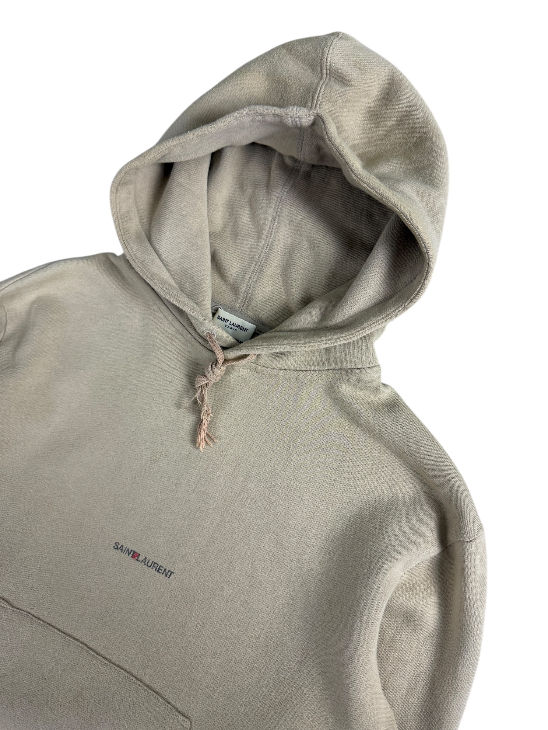 Sweat Saint Laurent crème taille S - Vue de dos
