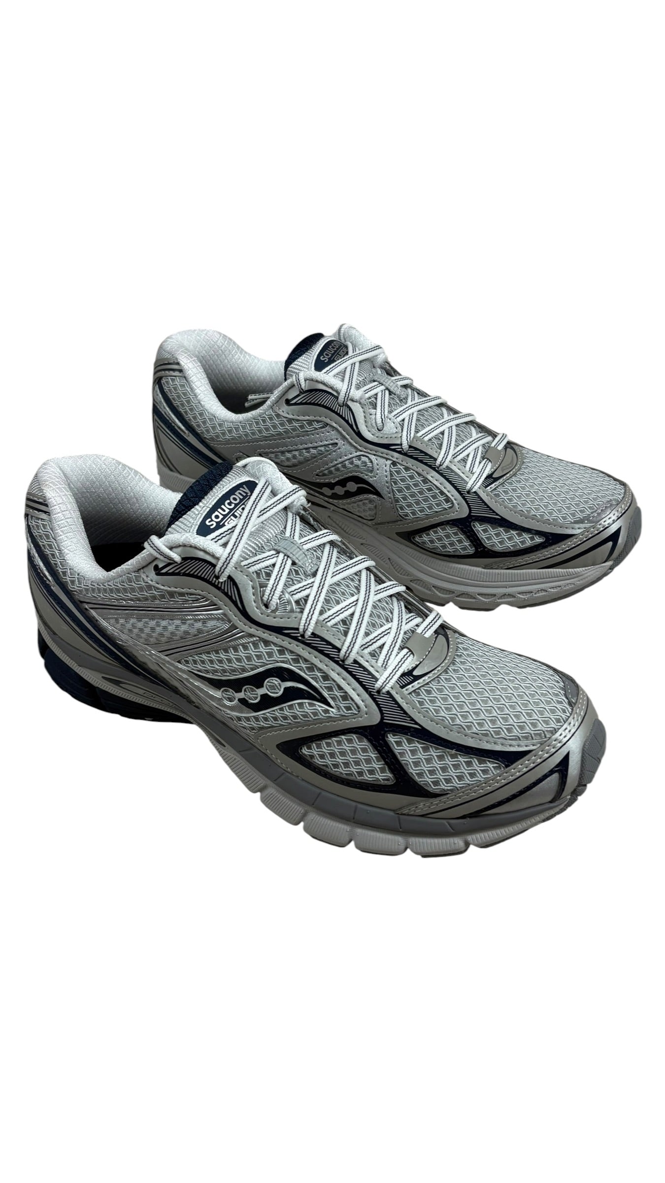 Sneakers Saucony Progrid Guide 7 gris marine neuf - vue 3/4