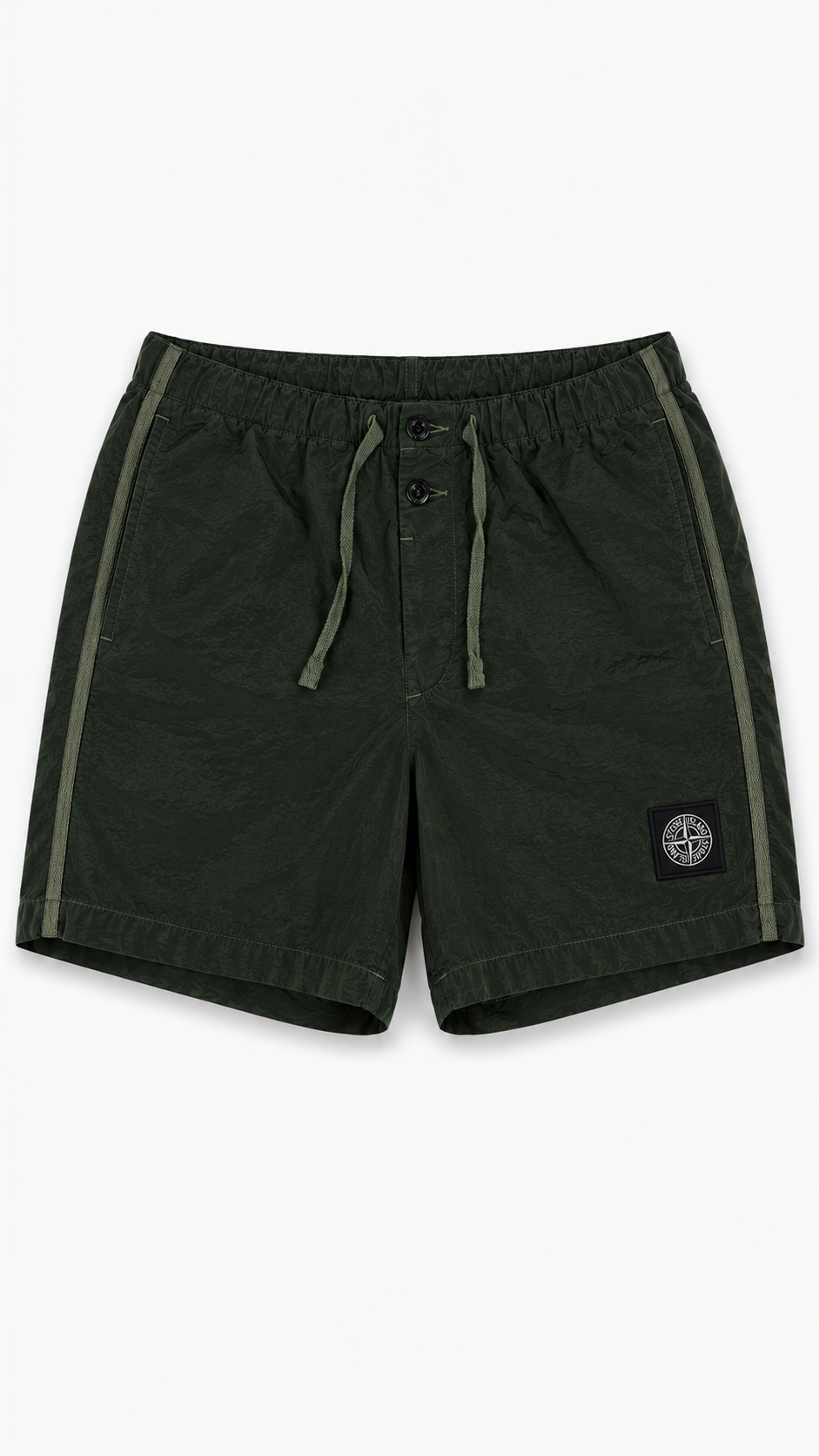 Short De Bain Stone Island Nylon Métal kaki Collection 2026 - vue 1/4