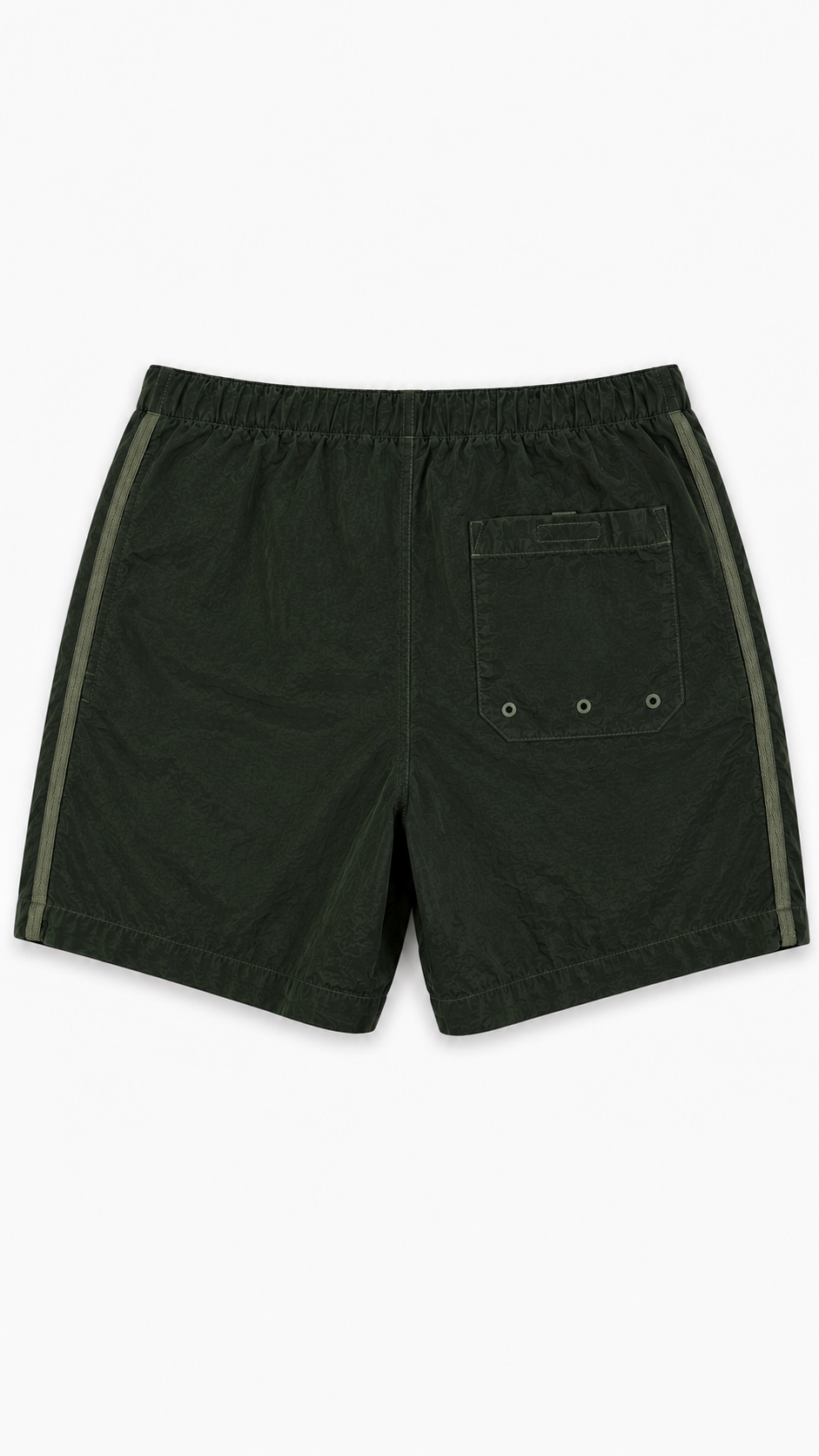 Short De Bain Stone Island Nylon Métal kaki Collection 2026 - vue 2/4