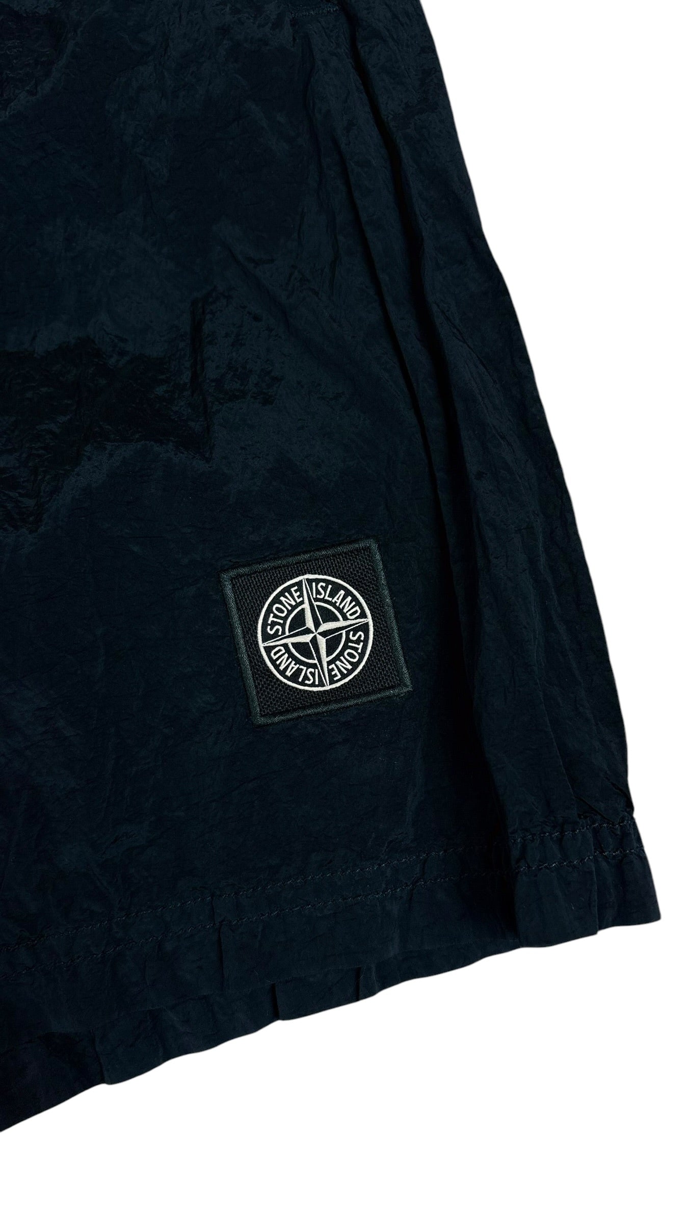 Short de bain Stone Island marine — vue de détail 1