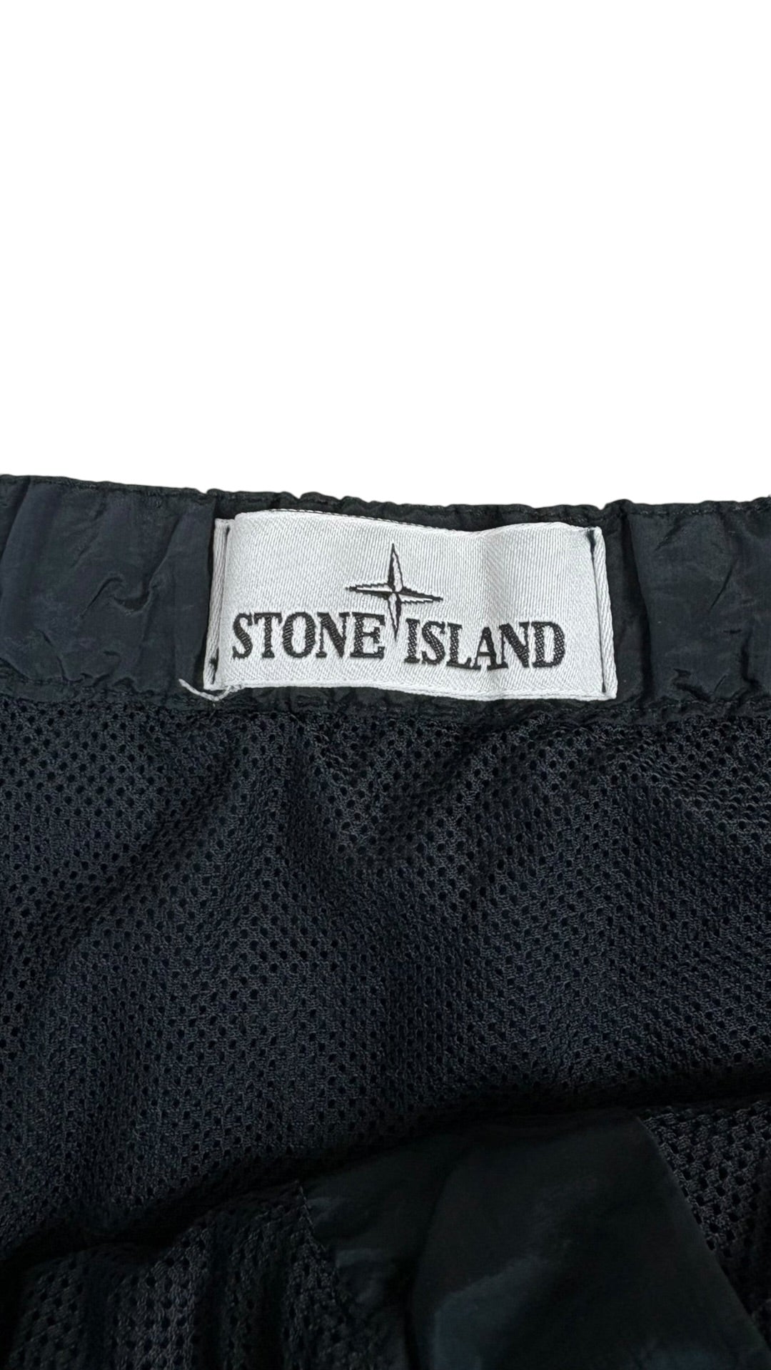 Short de bain Stone Island Nylon Metal marine taille S reconditionné - logo | Authentique NB08