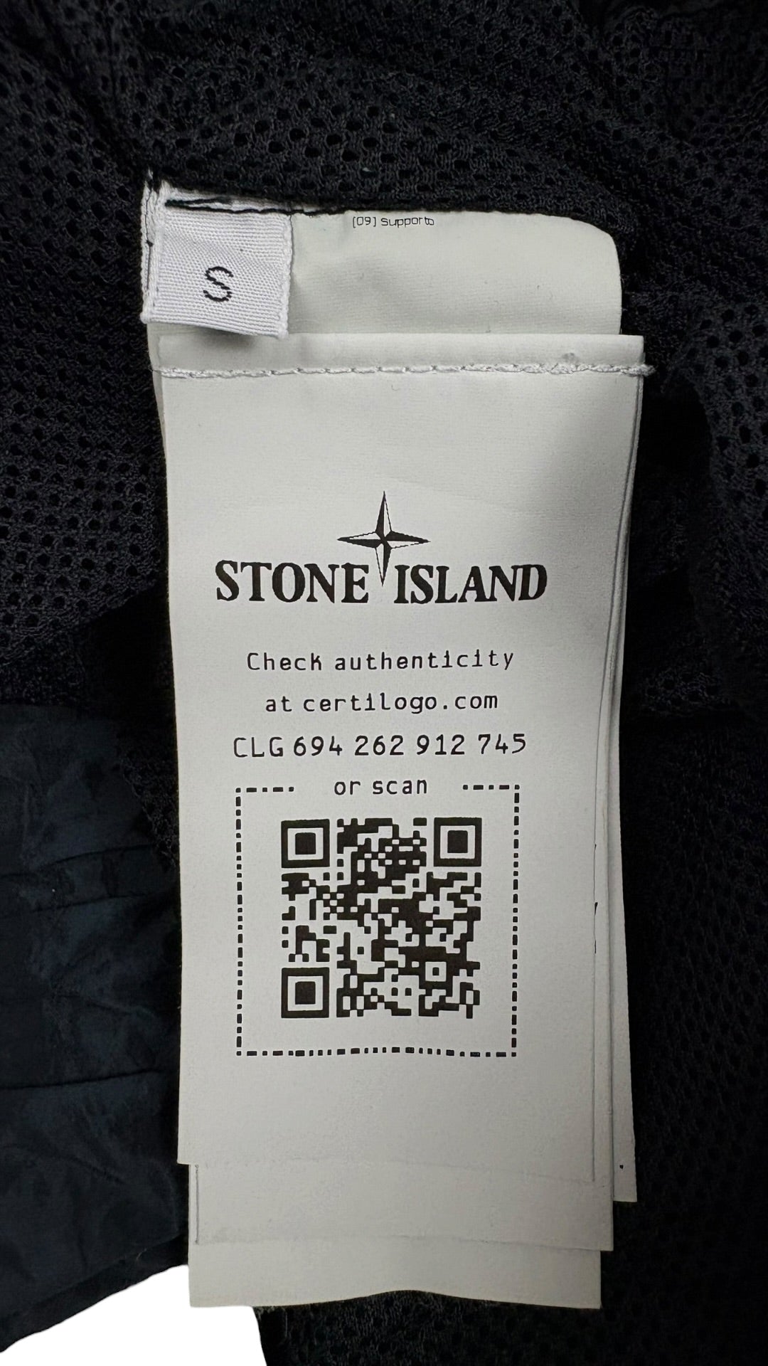 Short de bain Stone Island Nylon Metal marine taille S reconditionné - vue côté | Authentique NB08
