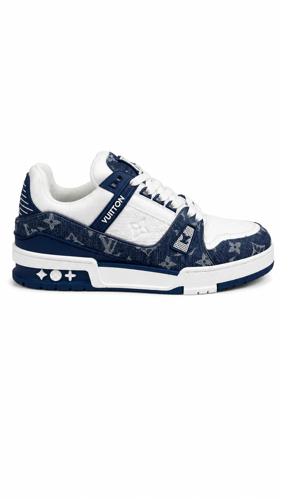 Sneaker Louis Vuitton Trainer bleu - vue 1/5
