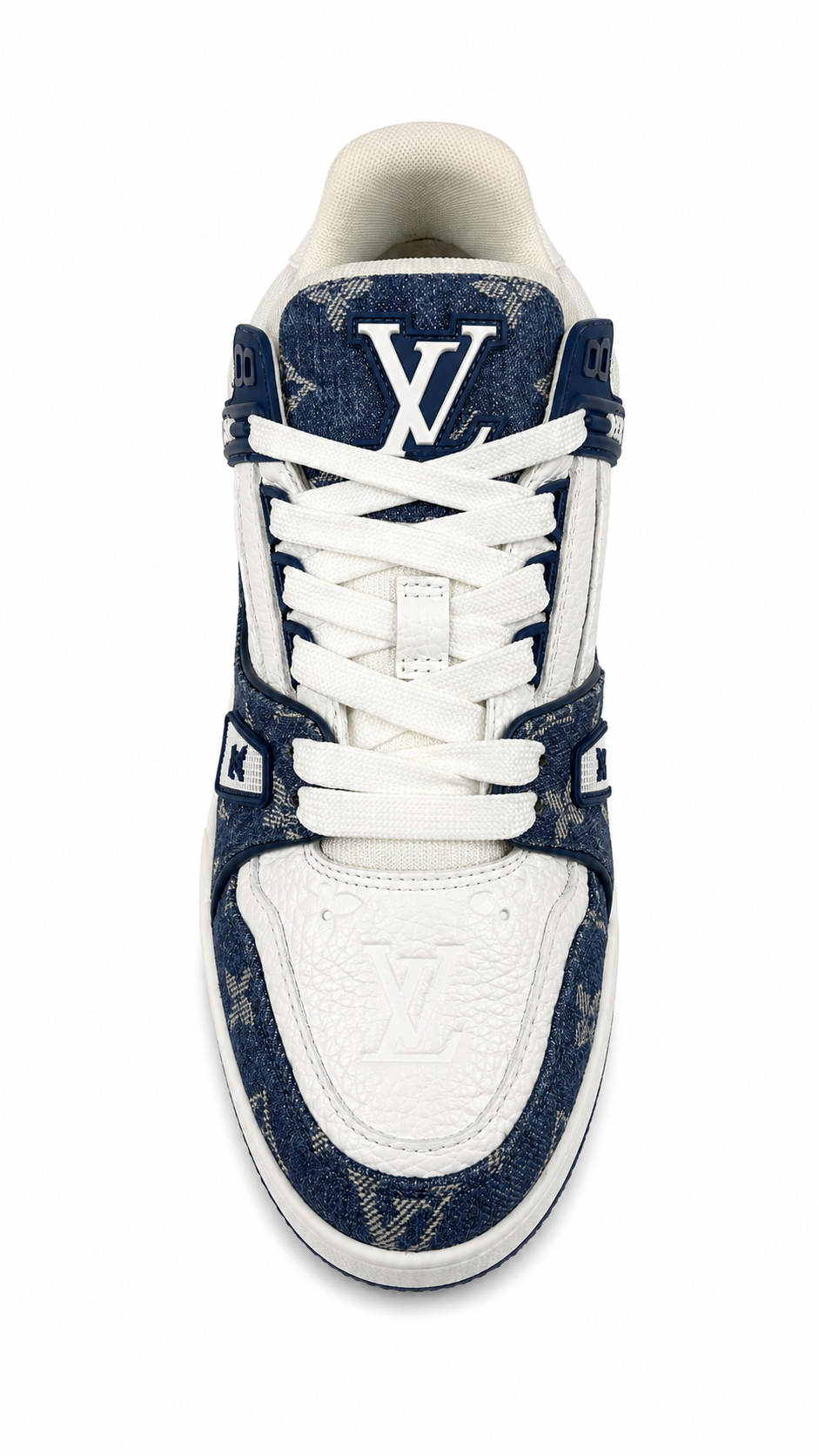 Sneaker Louis Vuitton Trainer bleu - vue 4/5