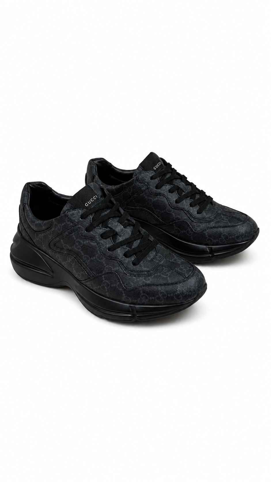 Sneakers Gucci Rhyton GG Supreme noir taille 7+ - vue 2/6