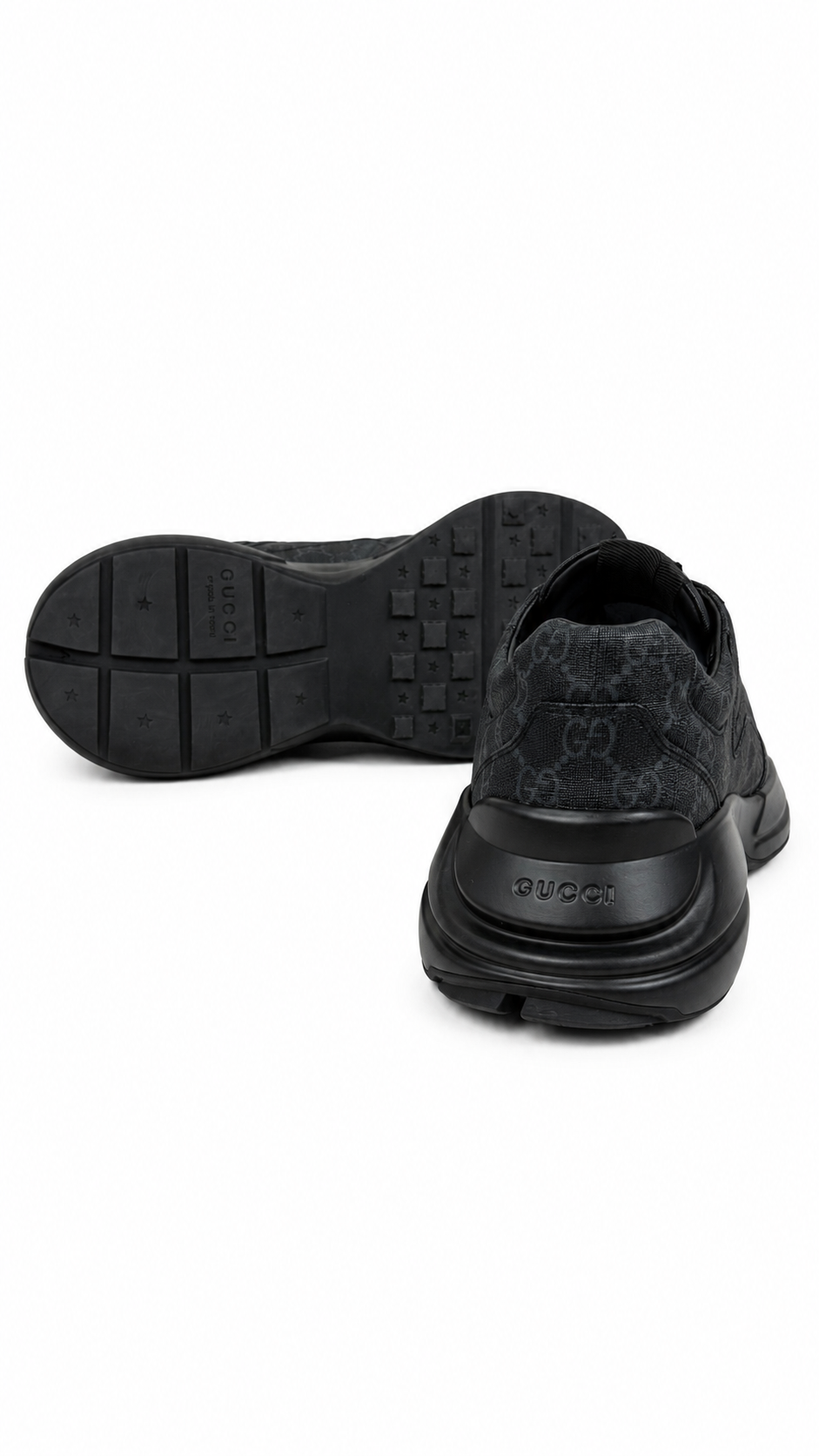 Sneakers Gucci Rhyton GG Supreme noir taille 7+ - vue 3/6