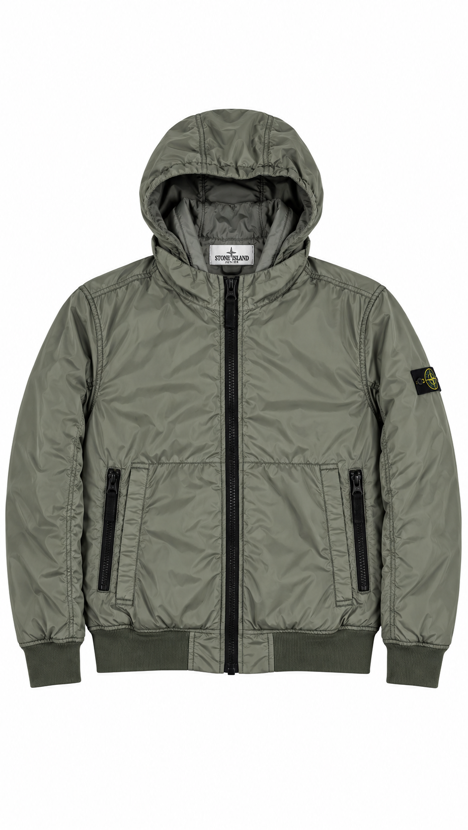 Blouson Stone Island Junior Primaloft kaki taille 14 ans, seconde main authentifiée NB08 — vue 1