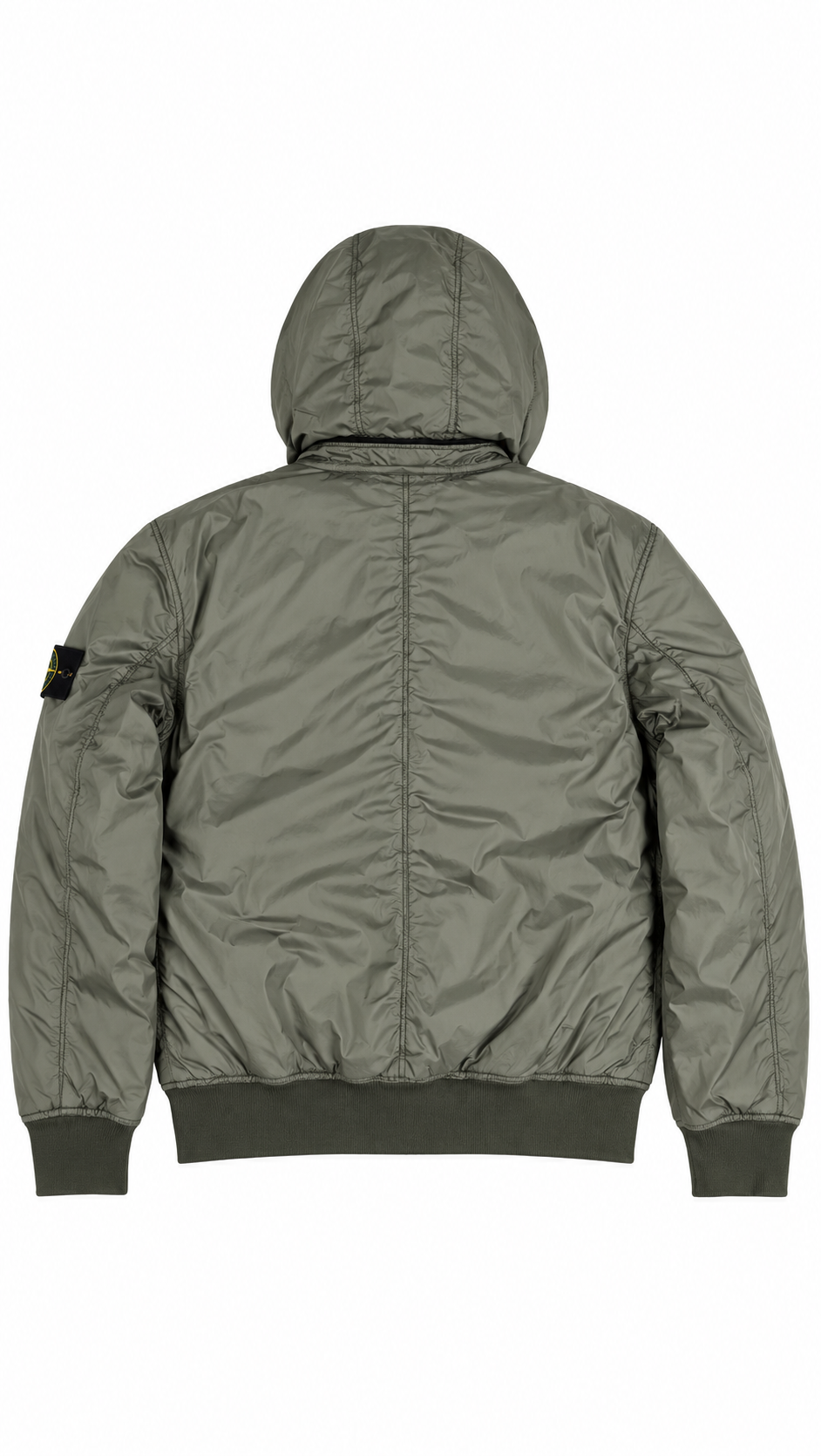 Blouson Stone Island Junior Primaloft kaki taille 14 ans, vue de dos — vue 2