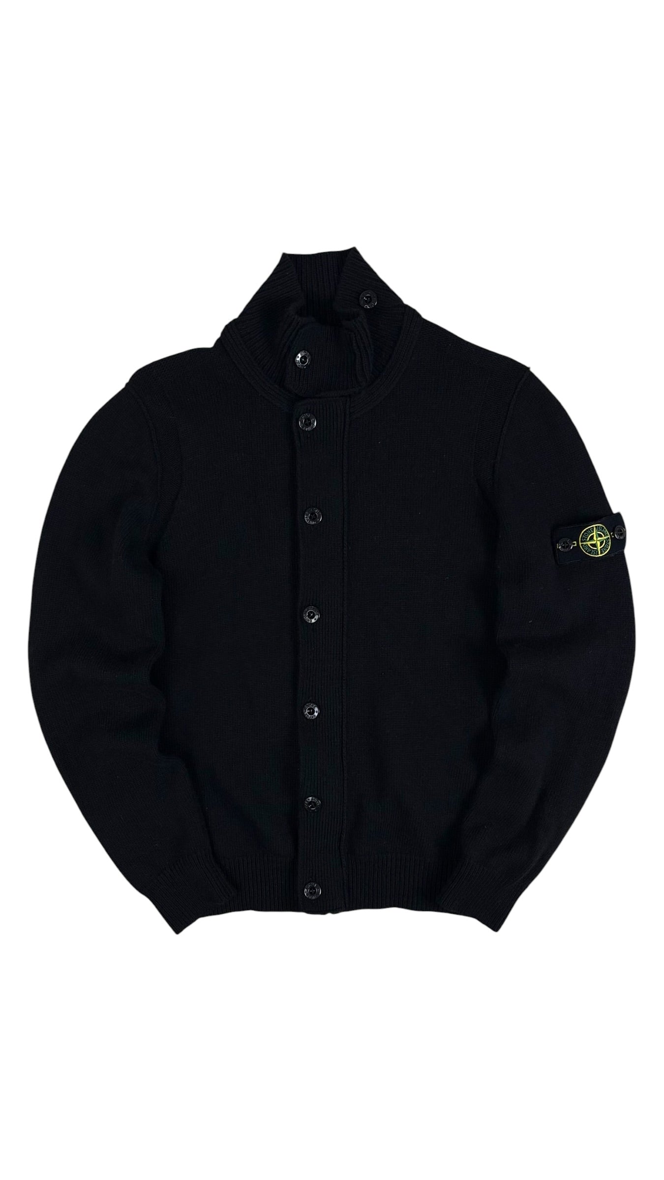 Cardigan Stone Island noir taille 12 ans - Vue de face