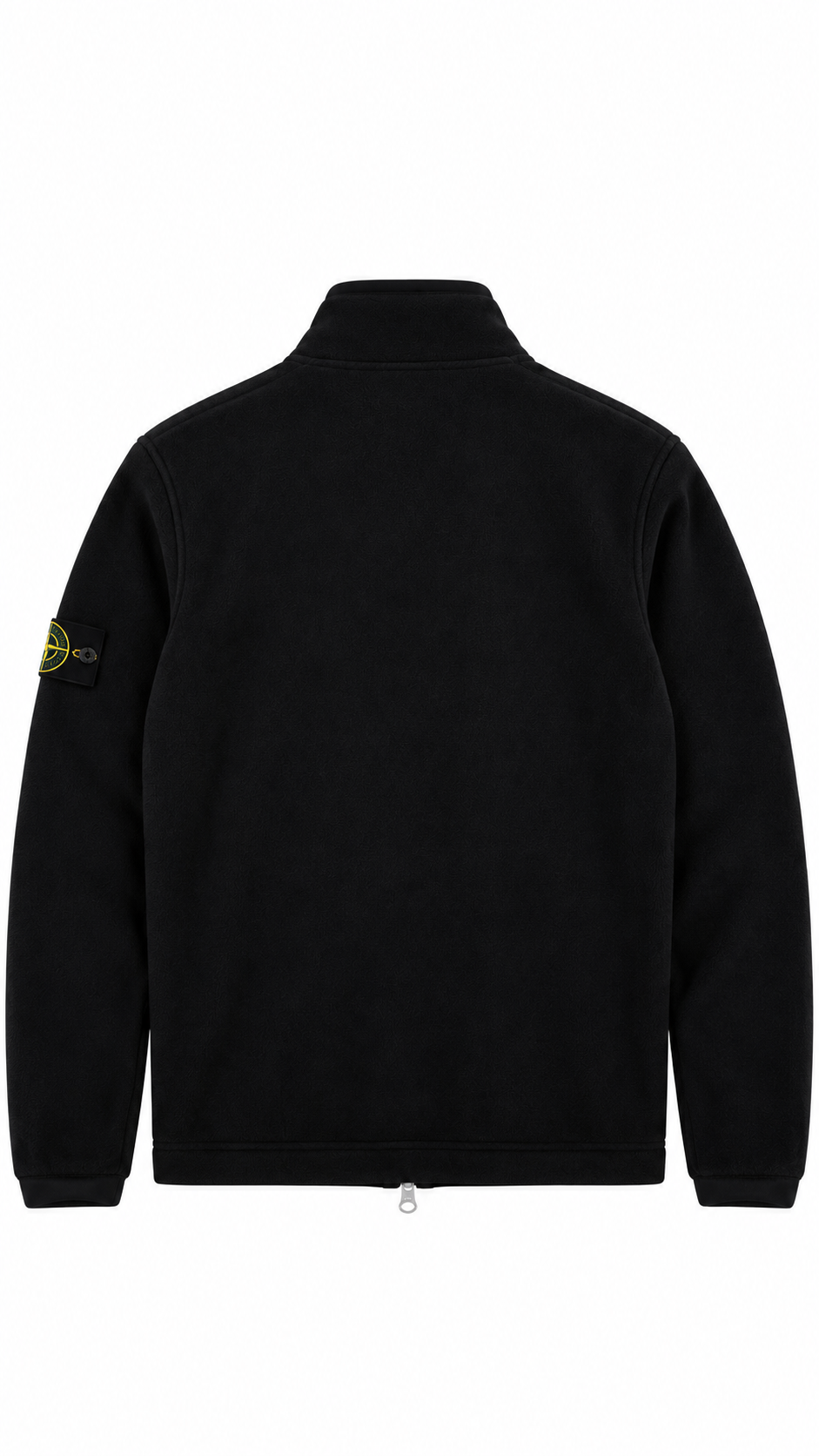 Cardigan Zippé Stone Island noir taille L, vue de dos — vue 2