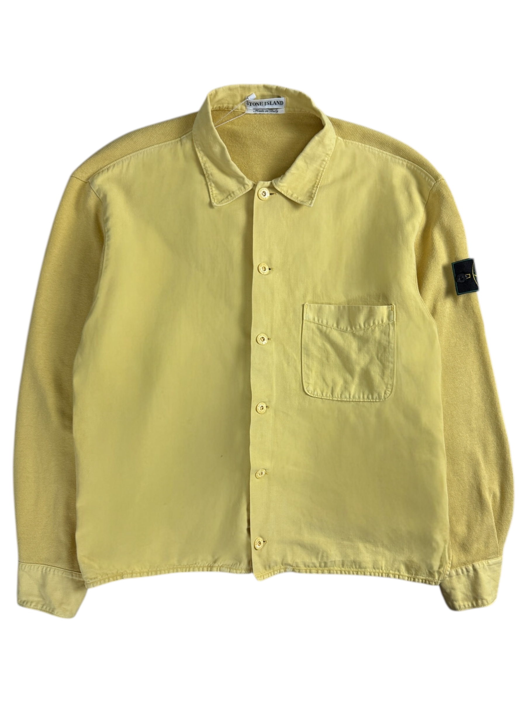 Chemise Stone Island jaune taille L - Vue de face