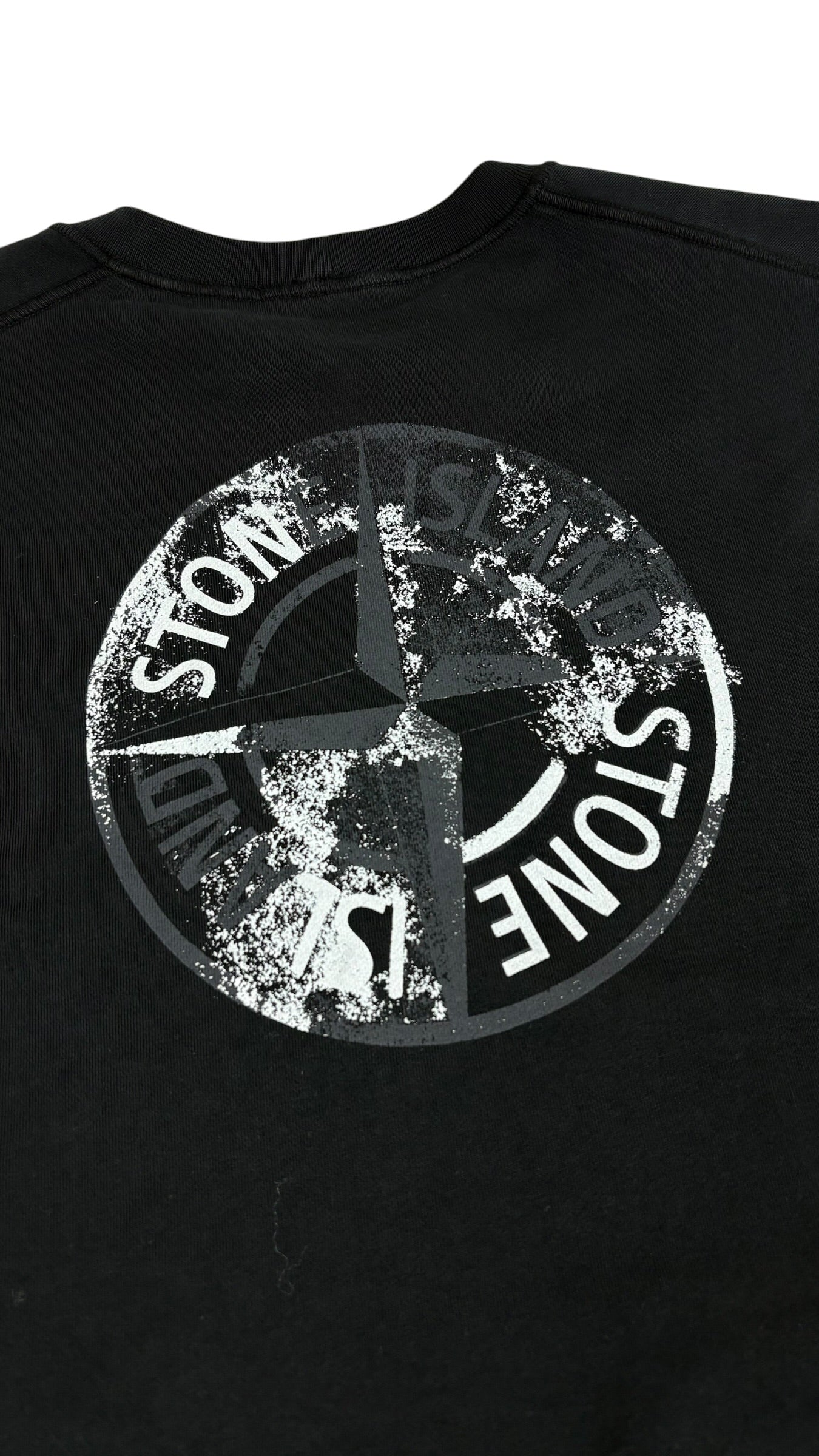 Sweat-shirt Crewneck Stone Island noir taille L - vue 3/4