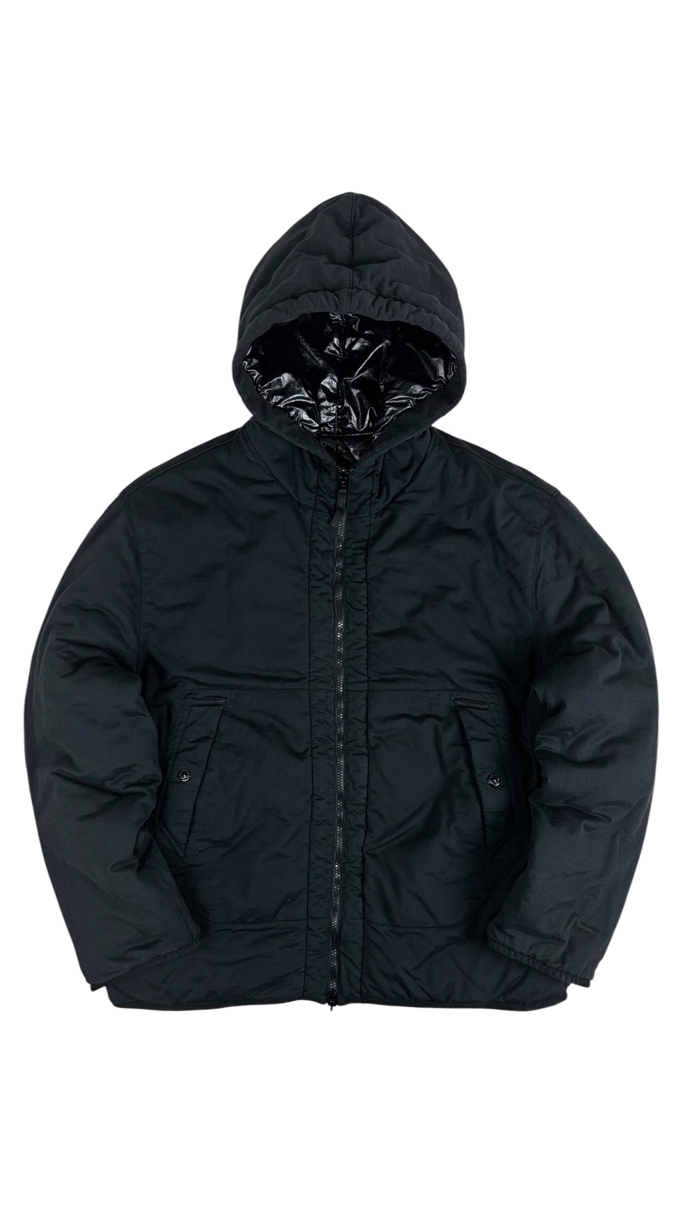 Doudoune Stone Island noir taille L - Détail