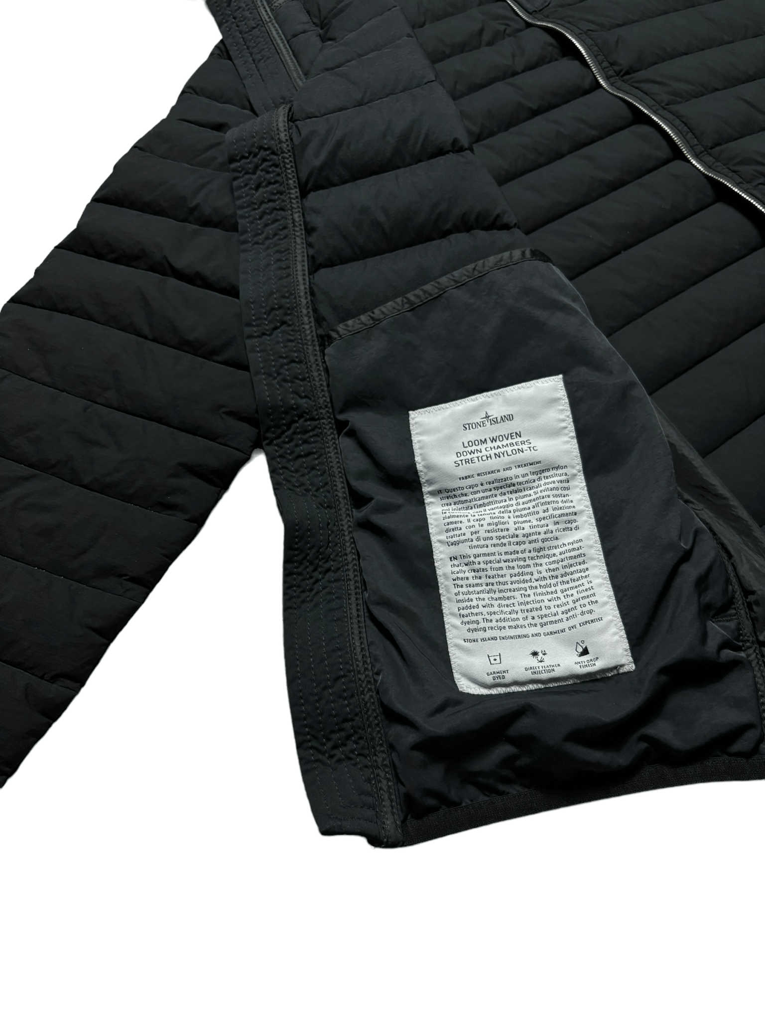 DOUDOUNE STONE ISLAND LOOM WOVEN DOWN CHAMBERS STRETCH NYLON - TC - NB08 SHOP