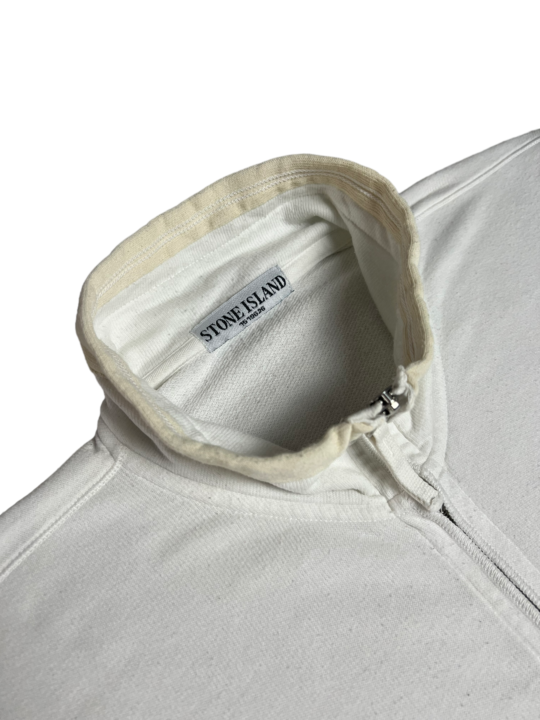 Gilet Stone Island blanc taille S - Détail