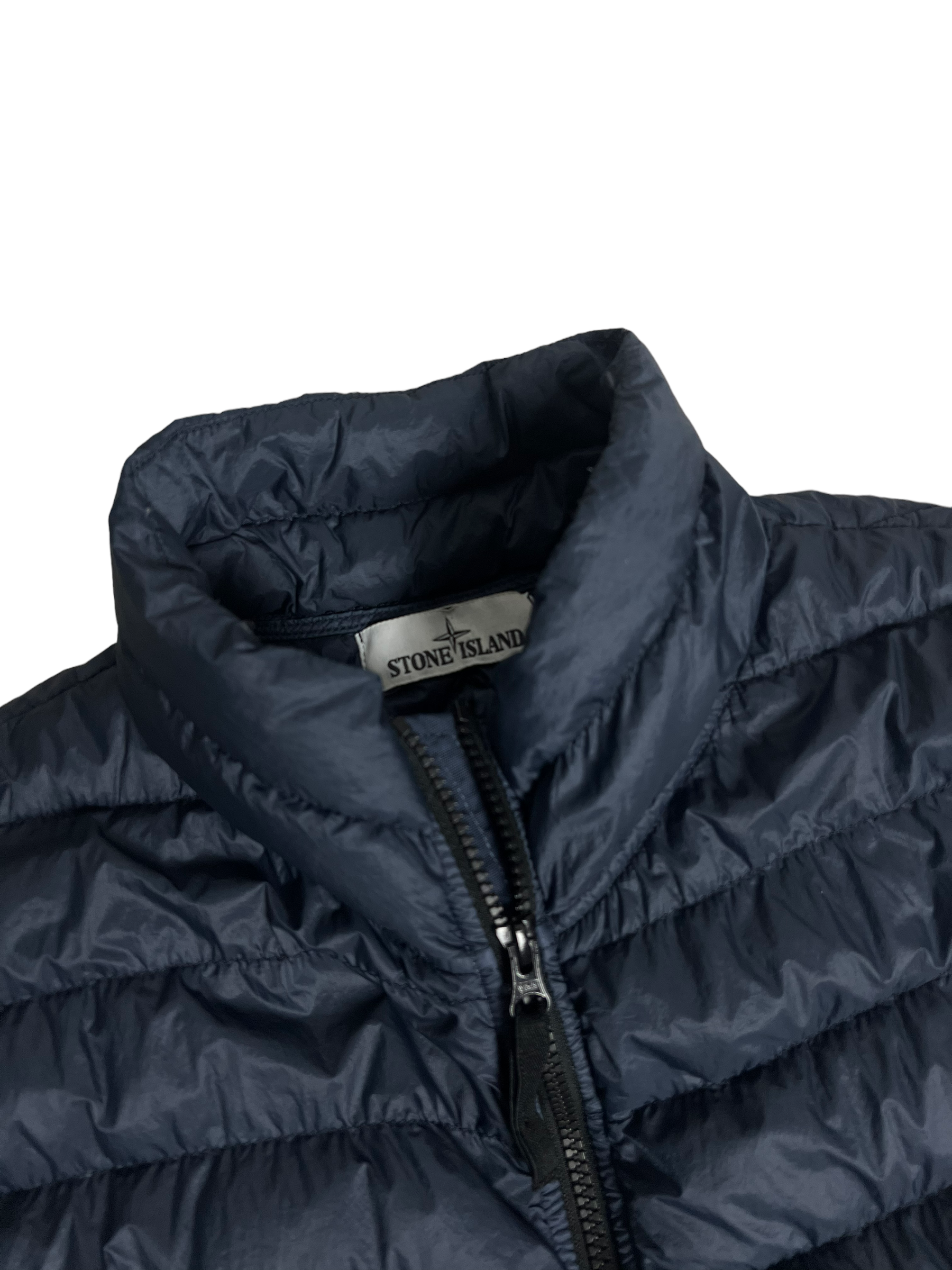 Gilet Stone Island bleu marine taille M - Détail