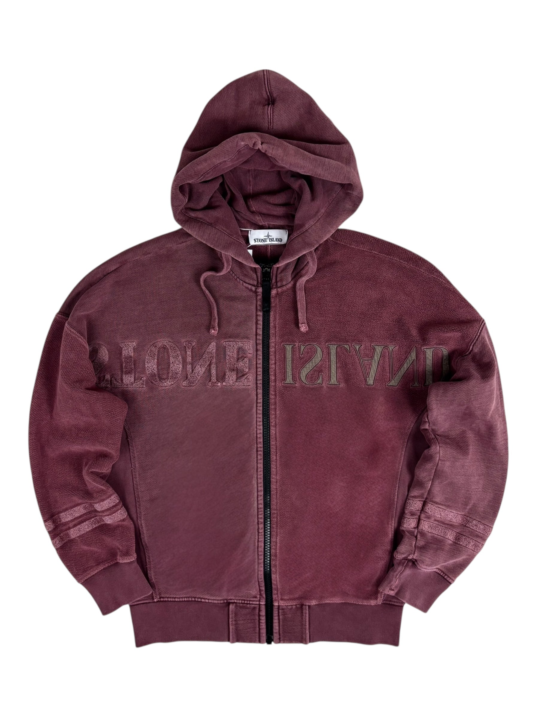 Gilet Stone Island bordeaux taille S - Vue de face
