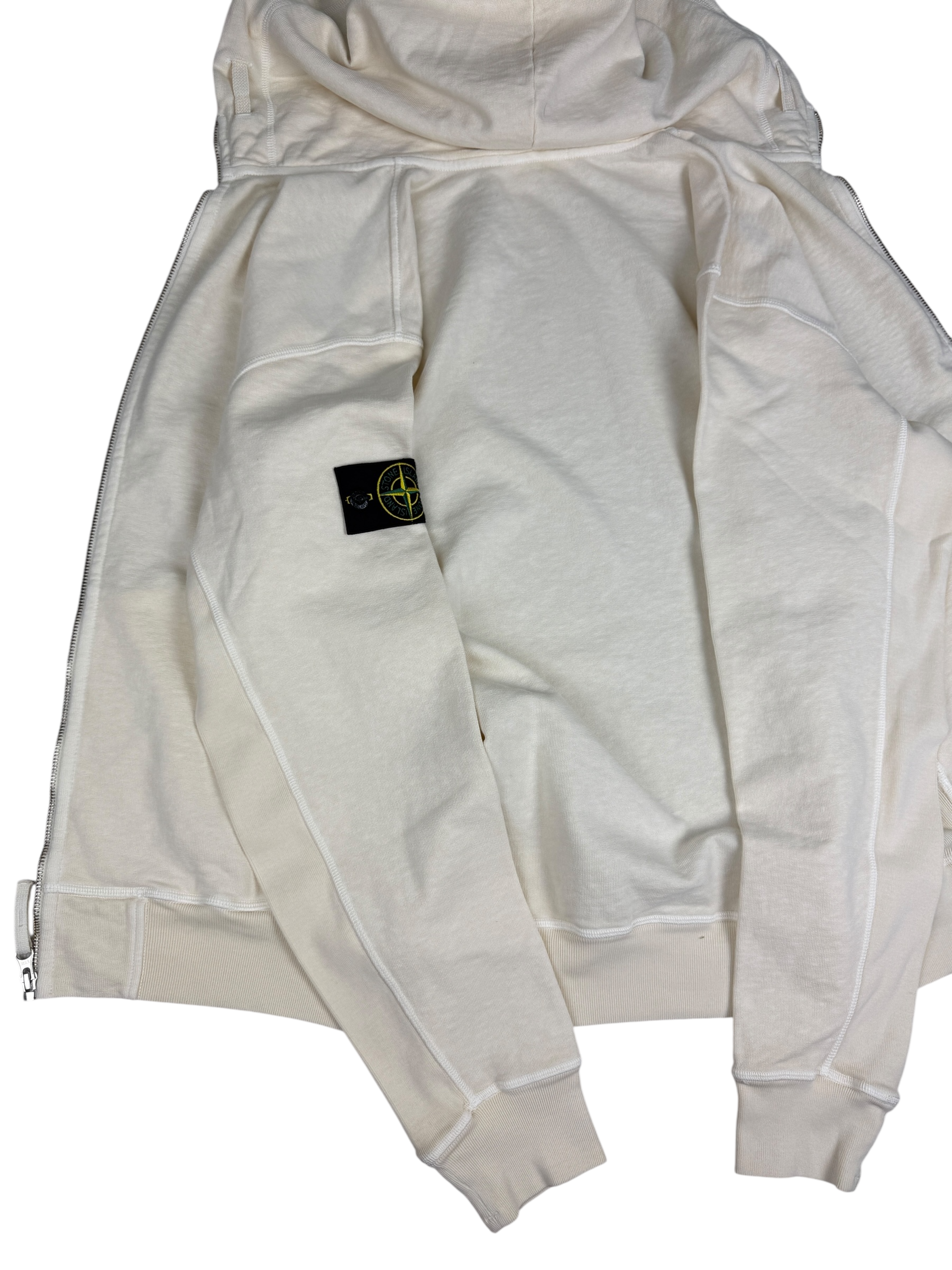 Gilet Stone Island crème taille S - Détail