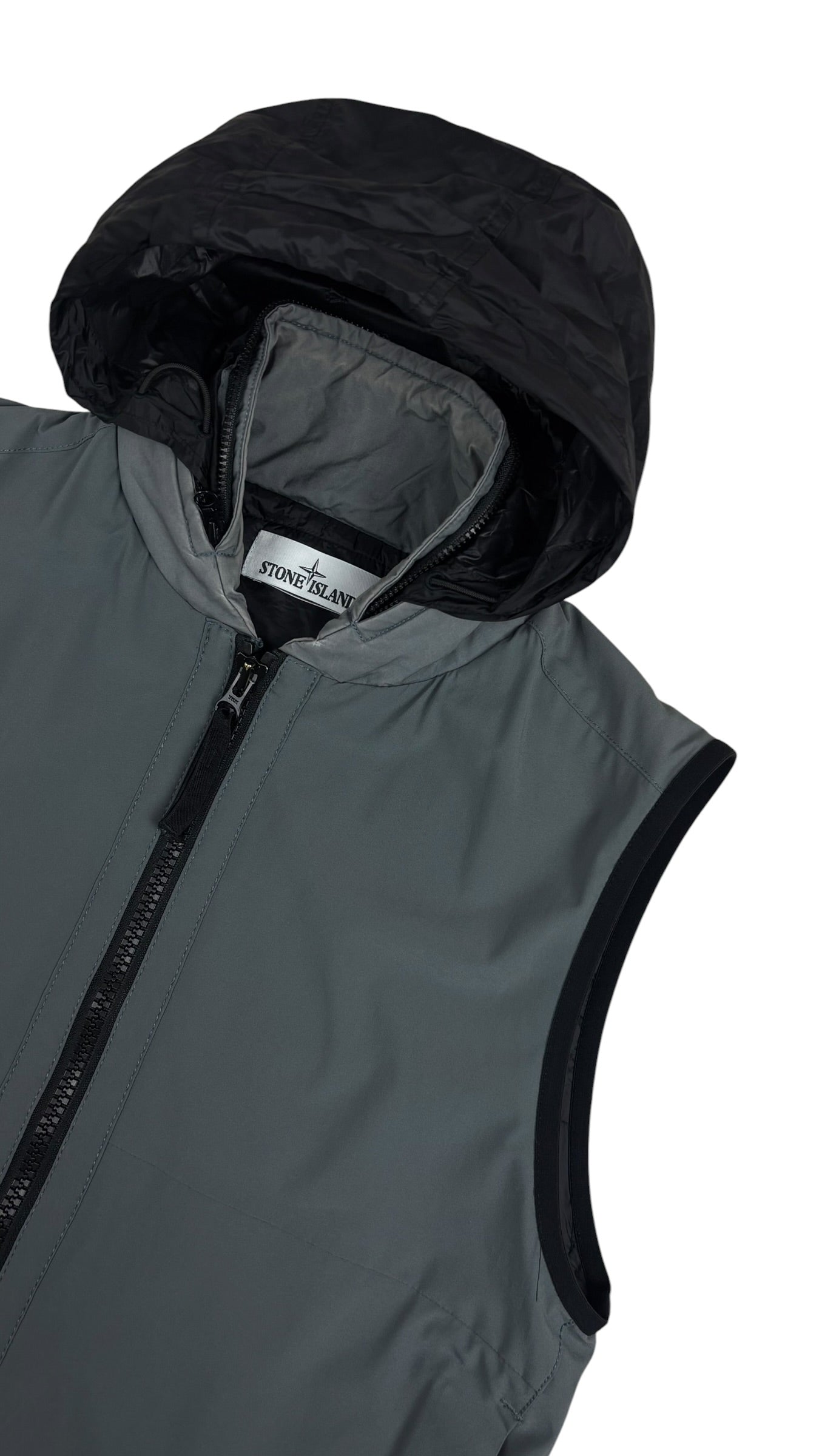 Gilet Stone Island gris taille S - Détail