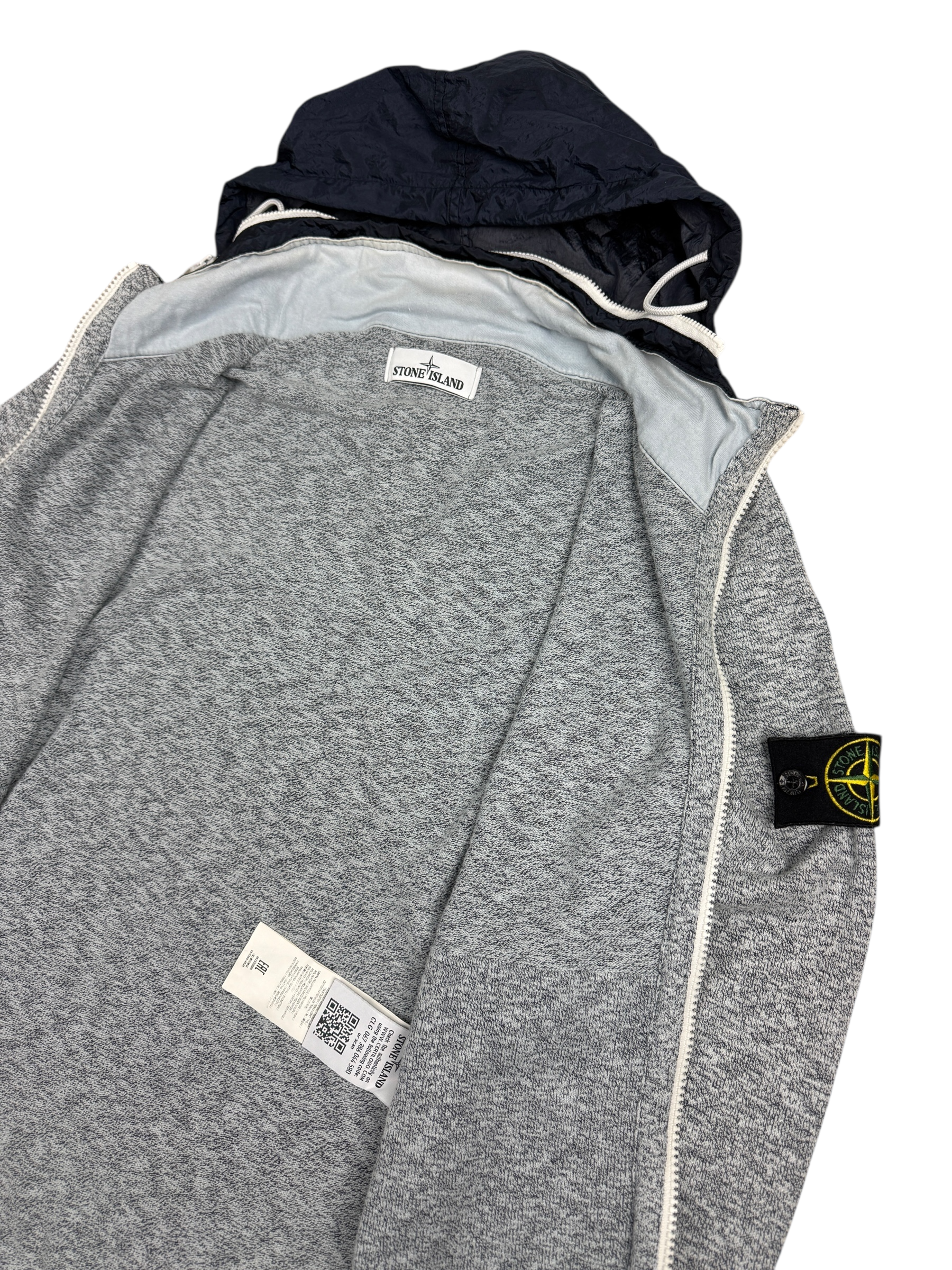 Gilet Stone Island gris taille S - Détail