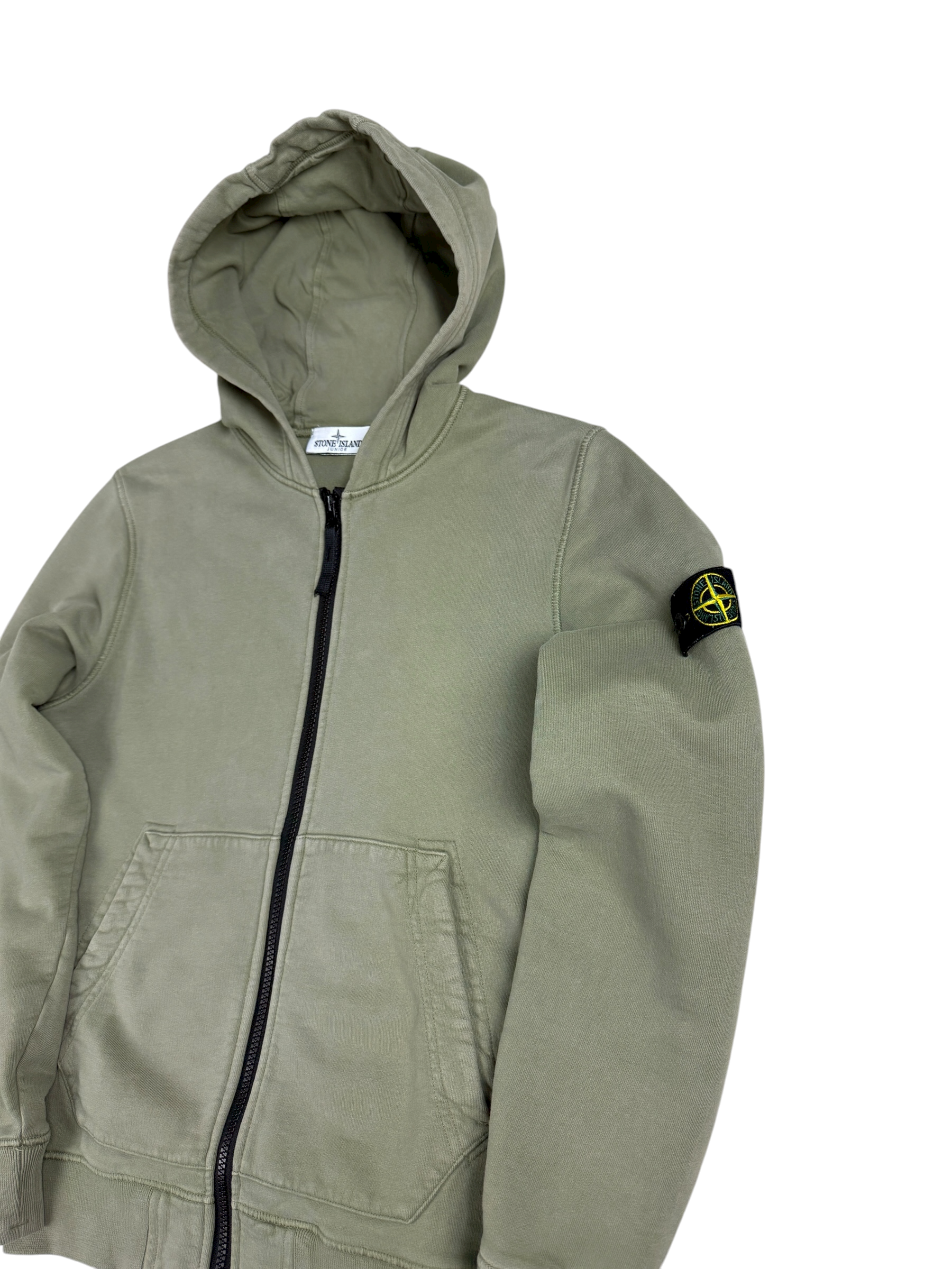Gilet Stone Island kaki taille 12 ans - Vue de dos