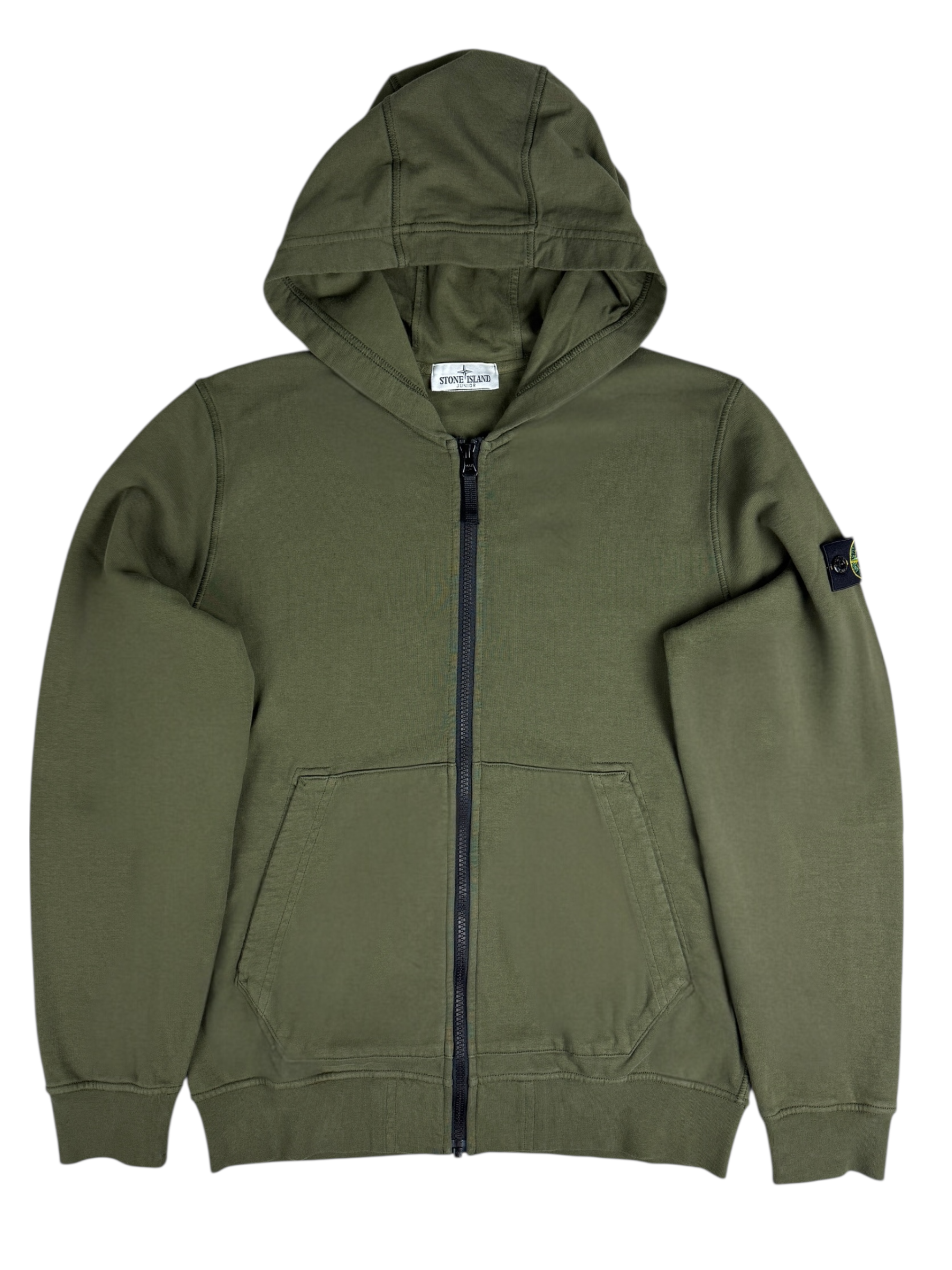 Gilet Stone Island kaki taille 14 ans - Vue de face