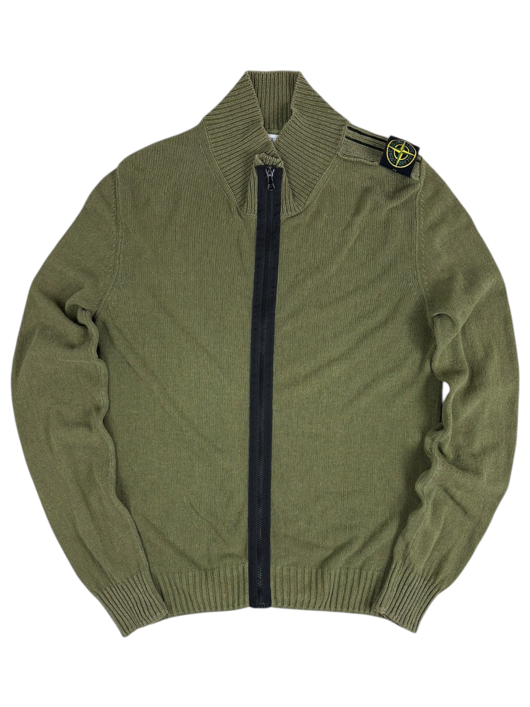 Gilet Stone Island kaki taille L - Détail
