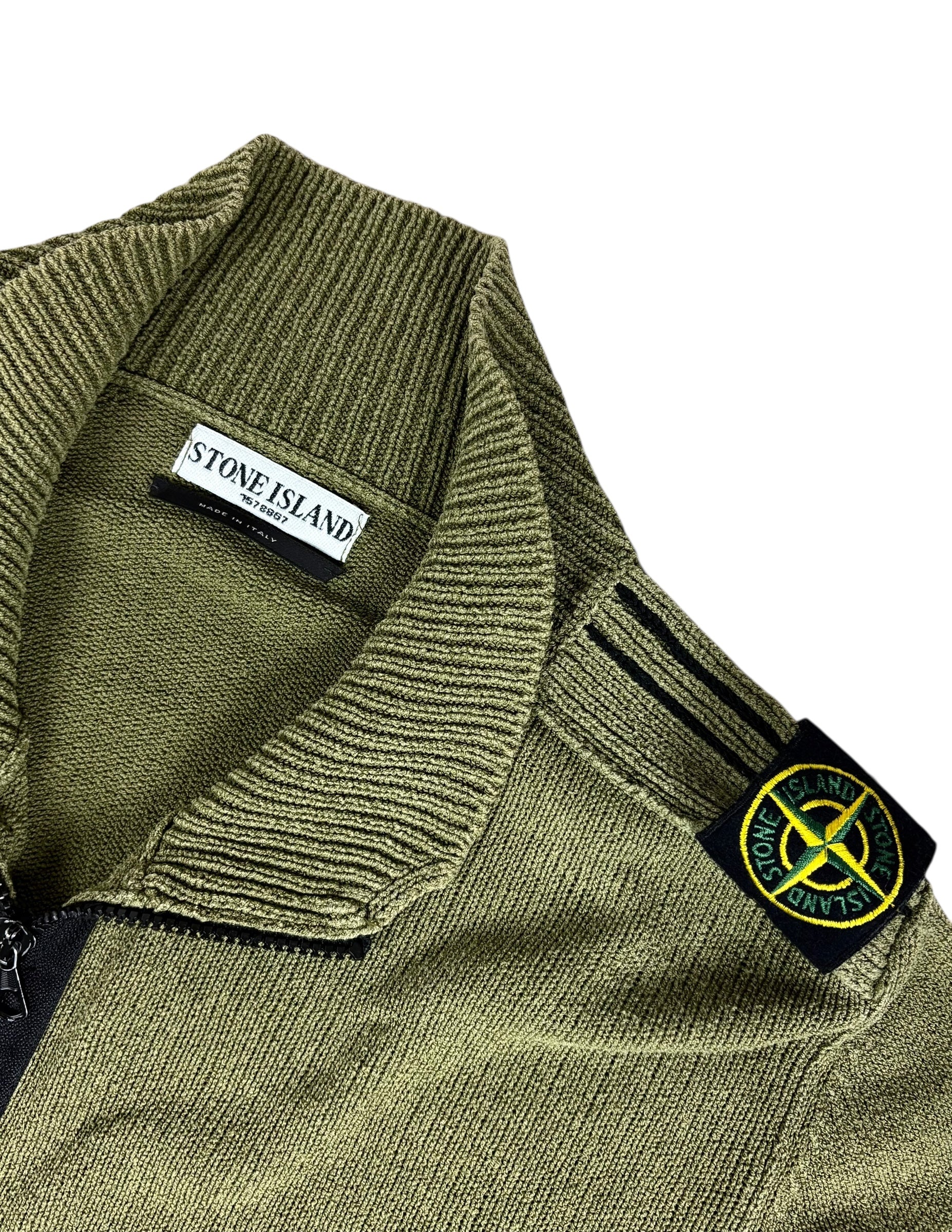 Gilet Stone Island kaki taille L - Vue de dos